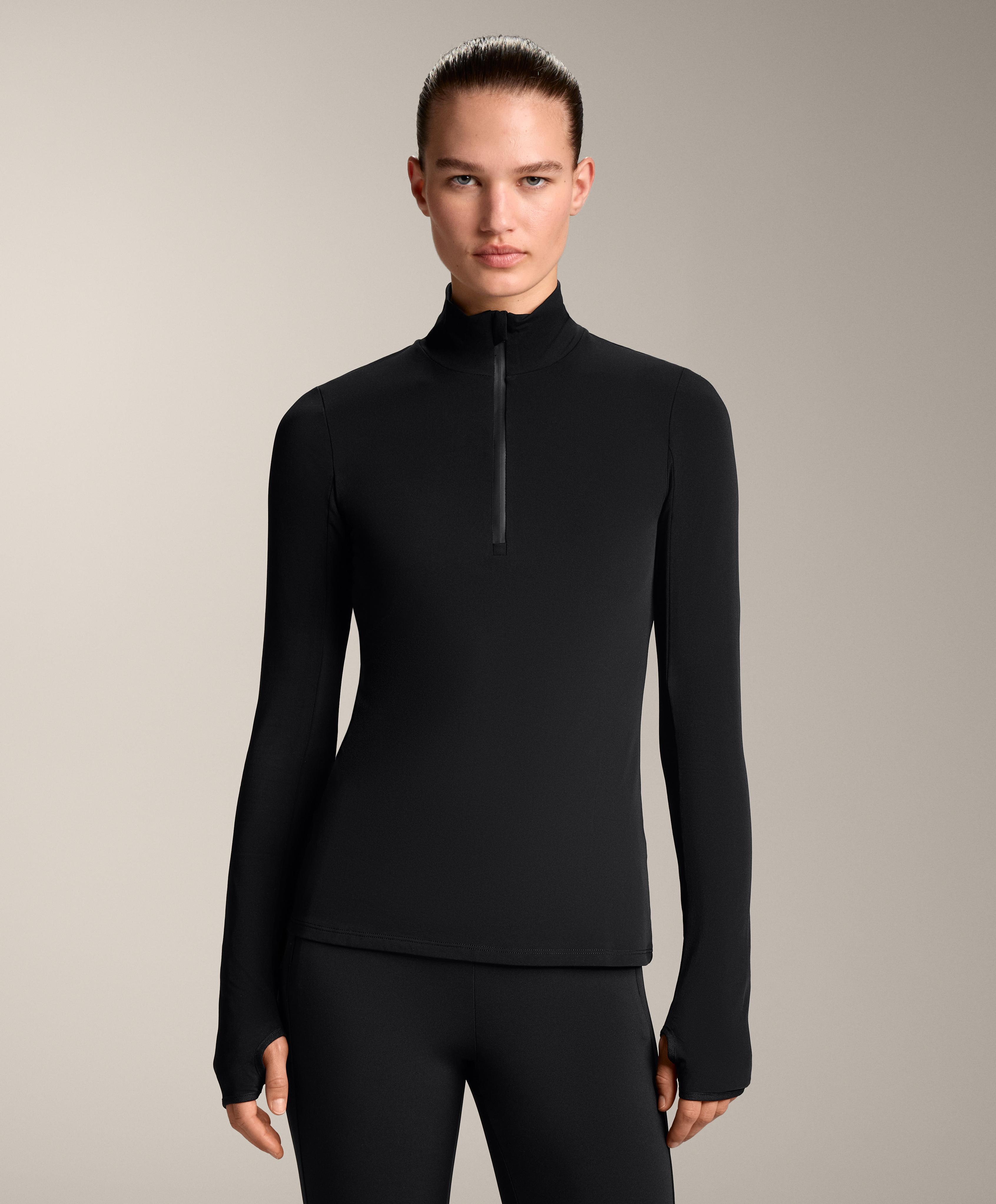 Half-zip base layer T-shirt
