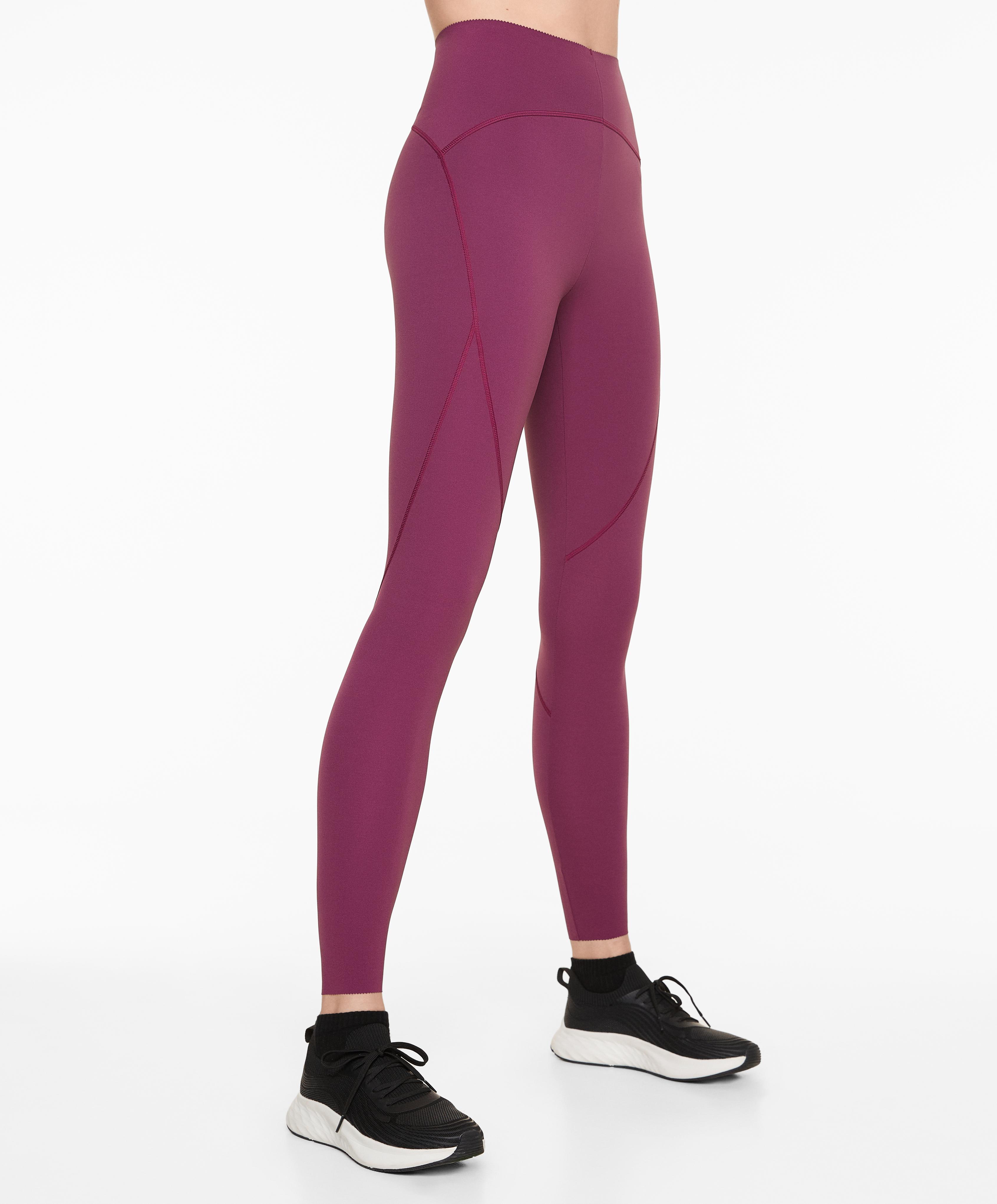 Basic compressive ankle-length leggings