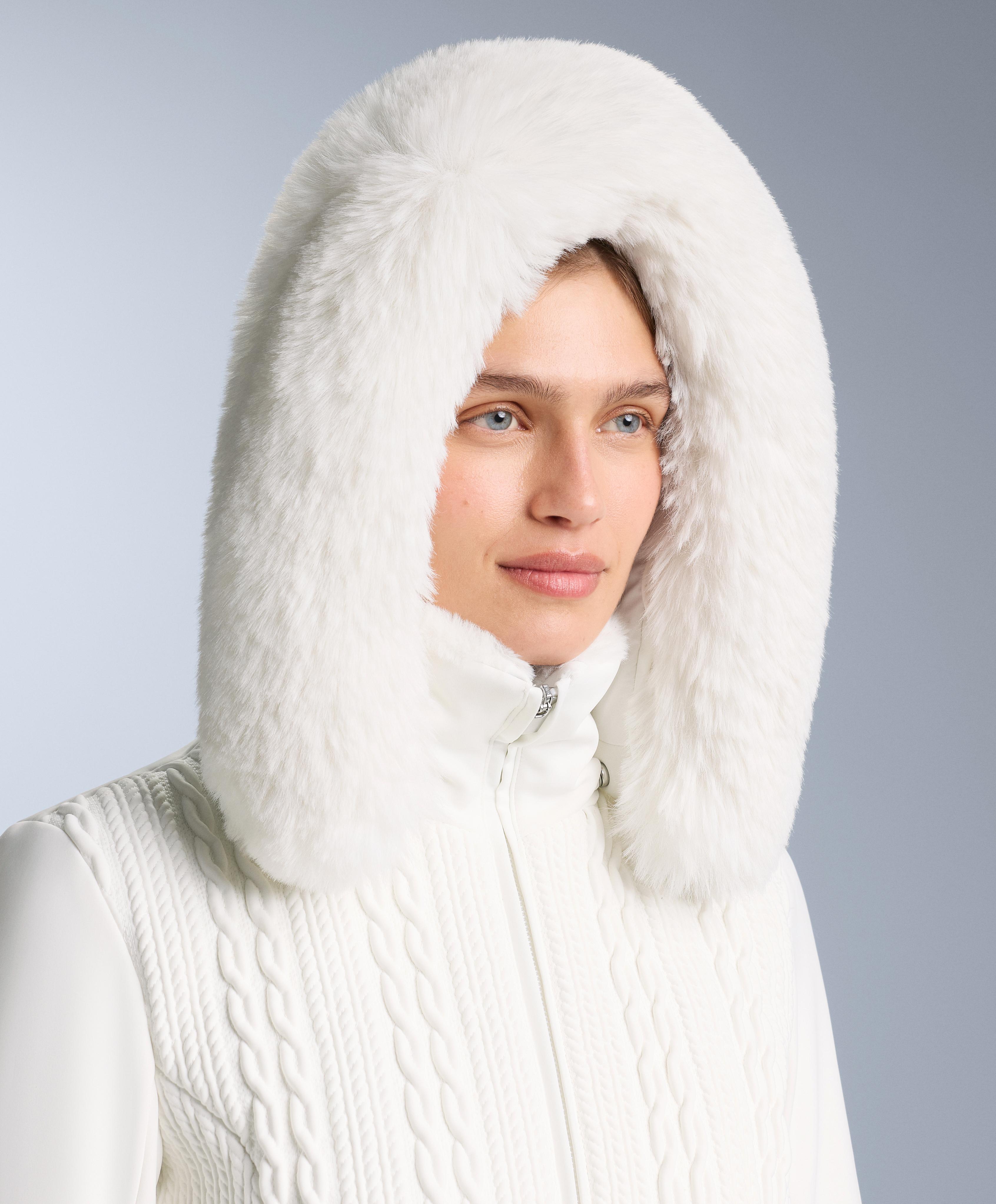 Primaloft® SKI super-slim fit water-resistant jacket — WHITE 