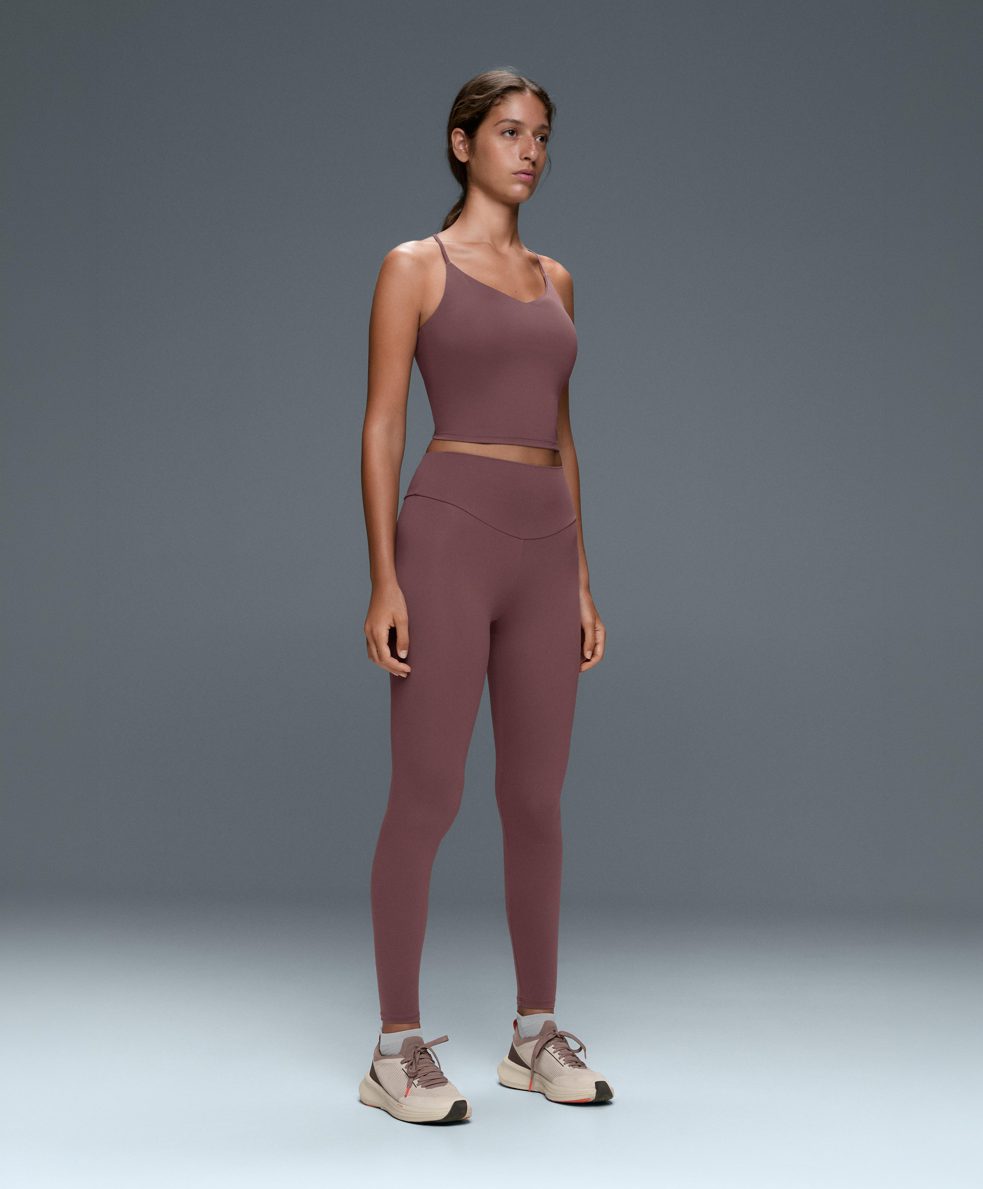 Comfortlux tank top with adjustable straps — MAUVE-TAUPE