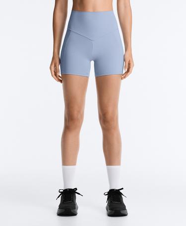 Hot pants High rise Compressive Pocket 10 cm — MID GREY-BLUE 1