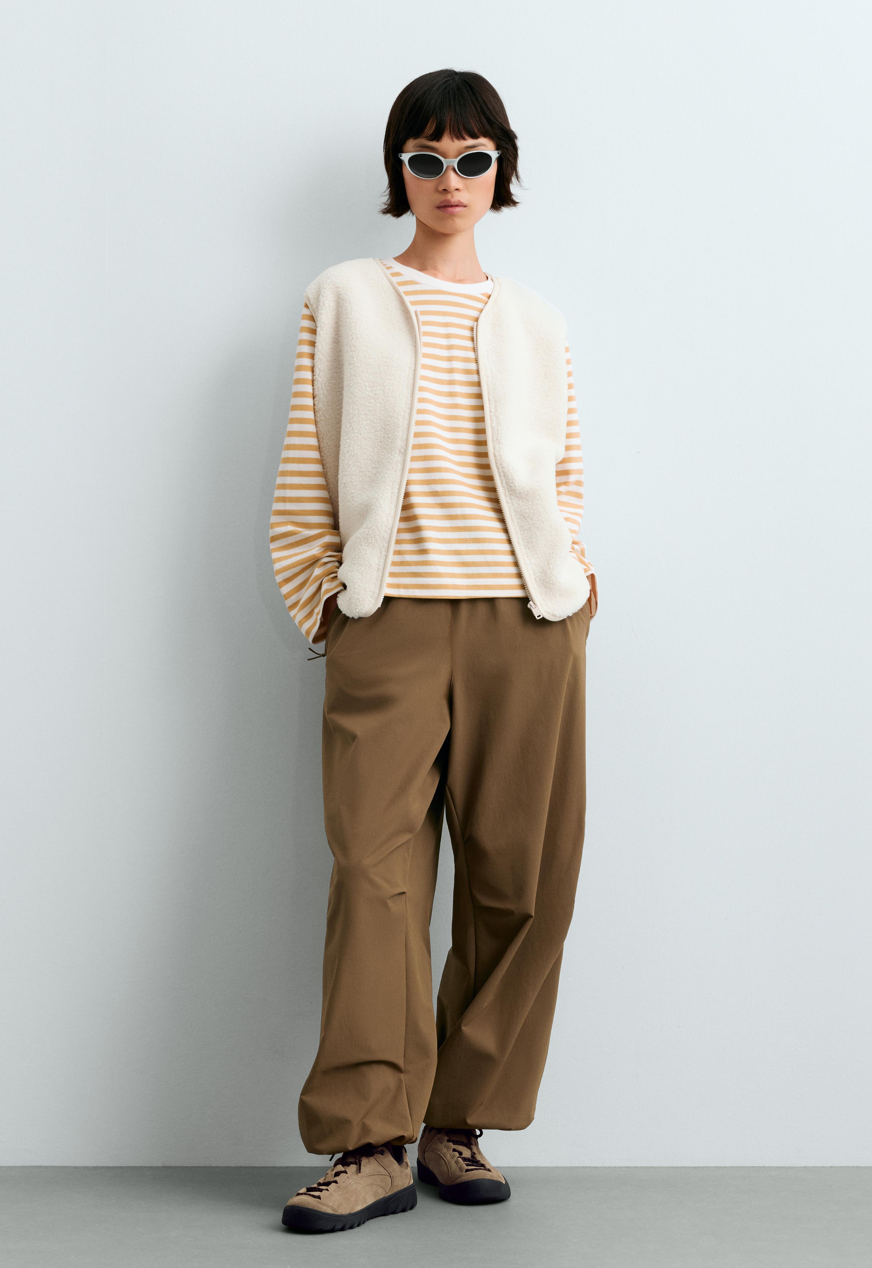 Boxy-Shirt mit Streifen aus 100 % Baumwolle Boxy-Shirt mit Streifen aus 100 % Baumwolle