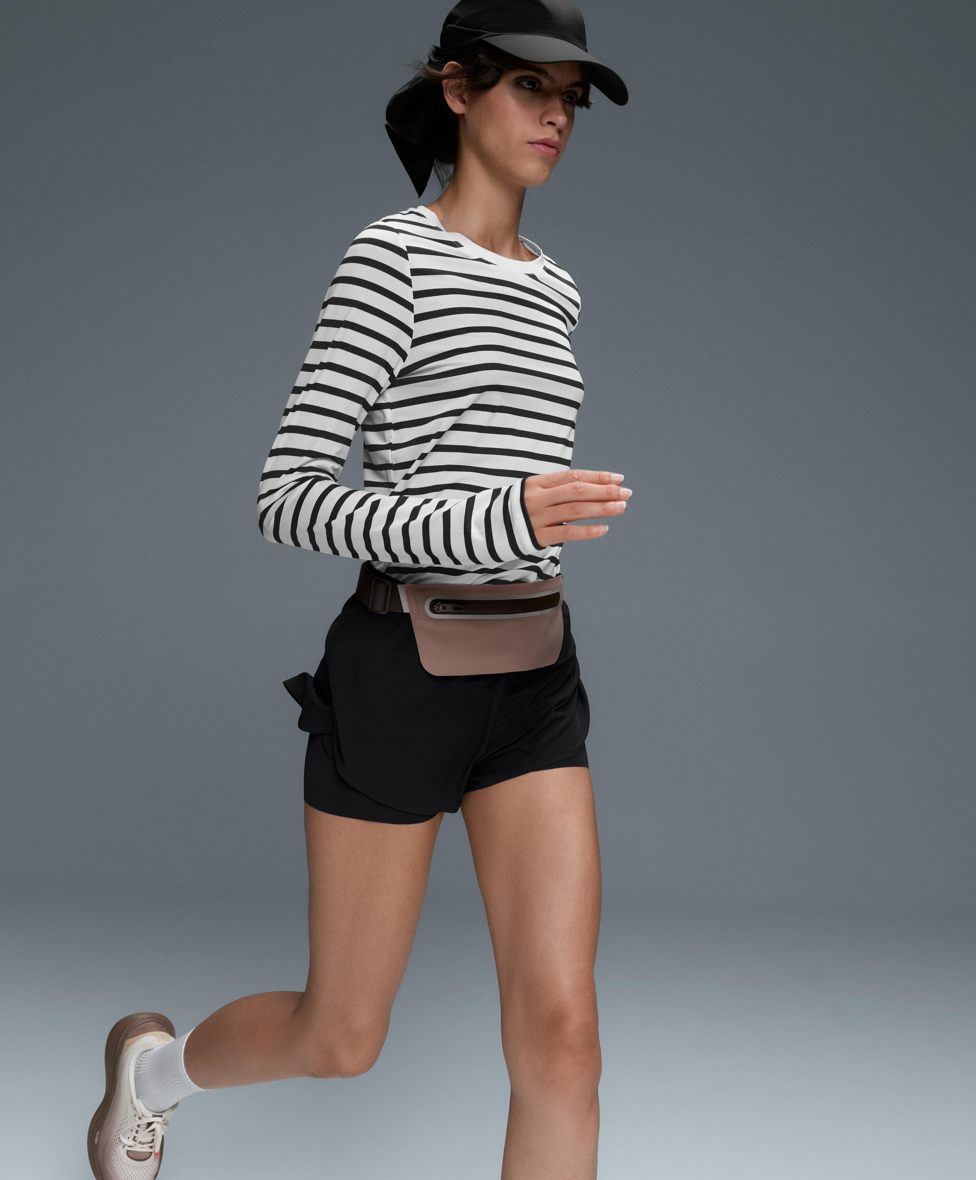 Striped long-sleeve technical T-shirt Striped long-sleeve technical T-shirt
