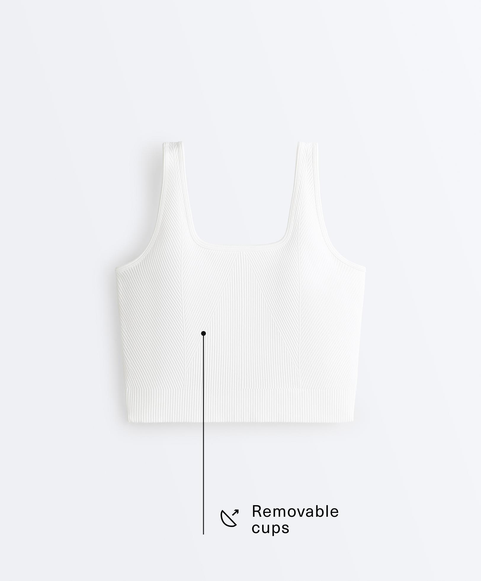Tank top seamless escote cuadrado Tank top seamless escote cuadrado