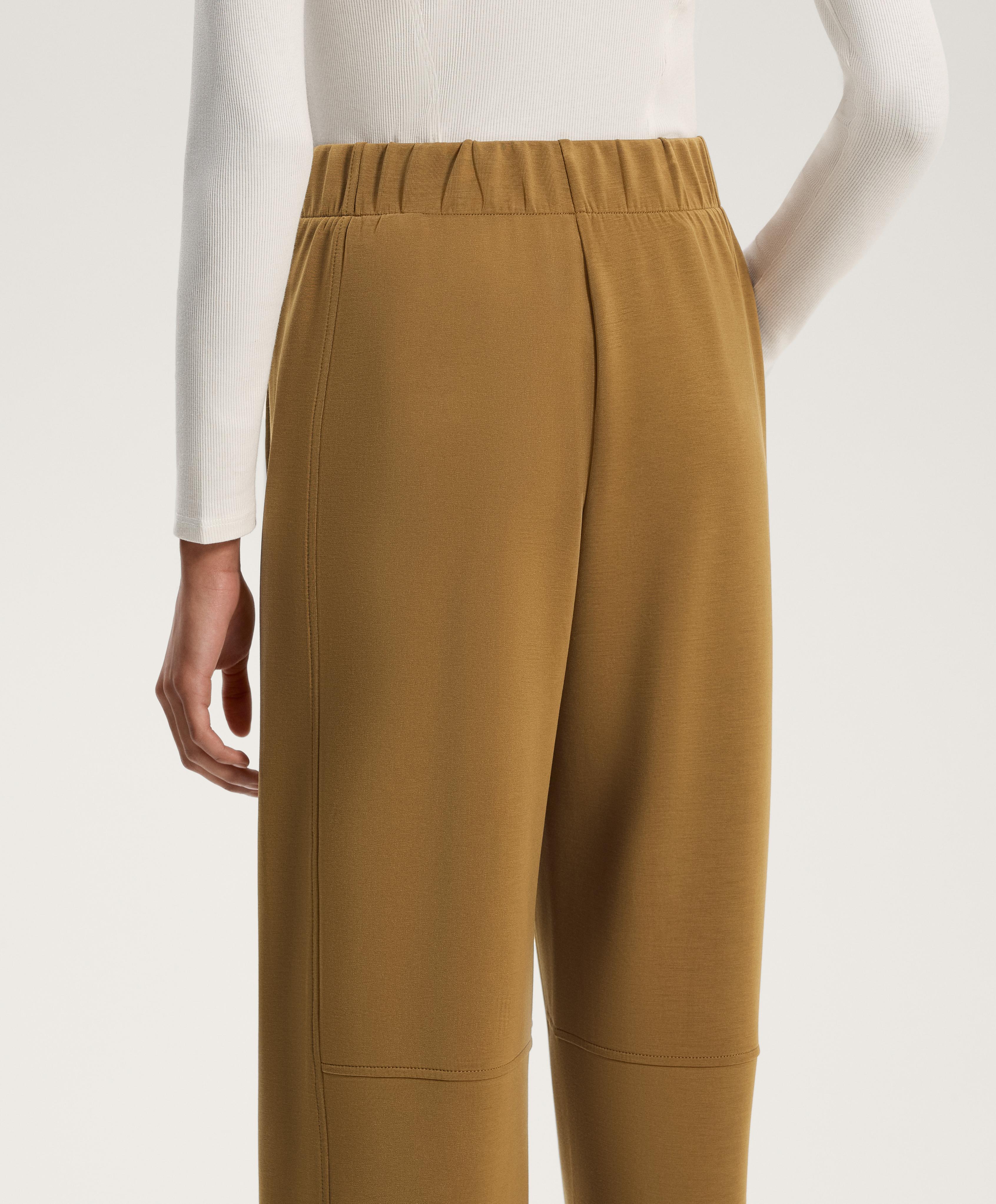 Straight-leg trousers with soft-touch modal - Sale Straight-leg trousers with soft-touch modal - Sale
