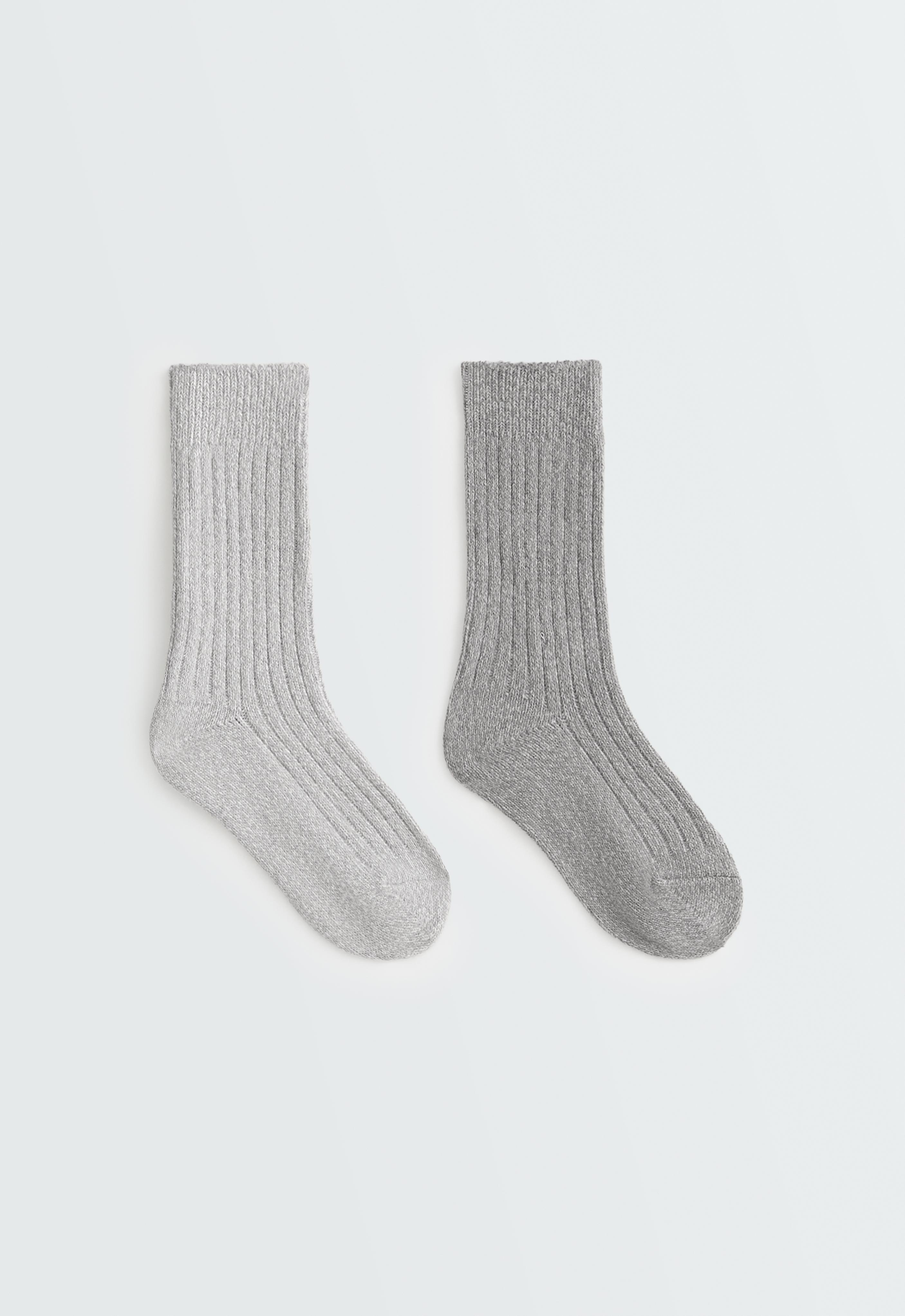 2 pares de calcetines supersuaves rib