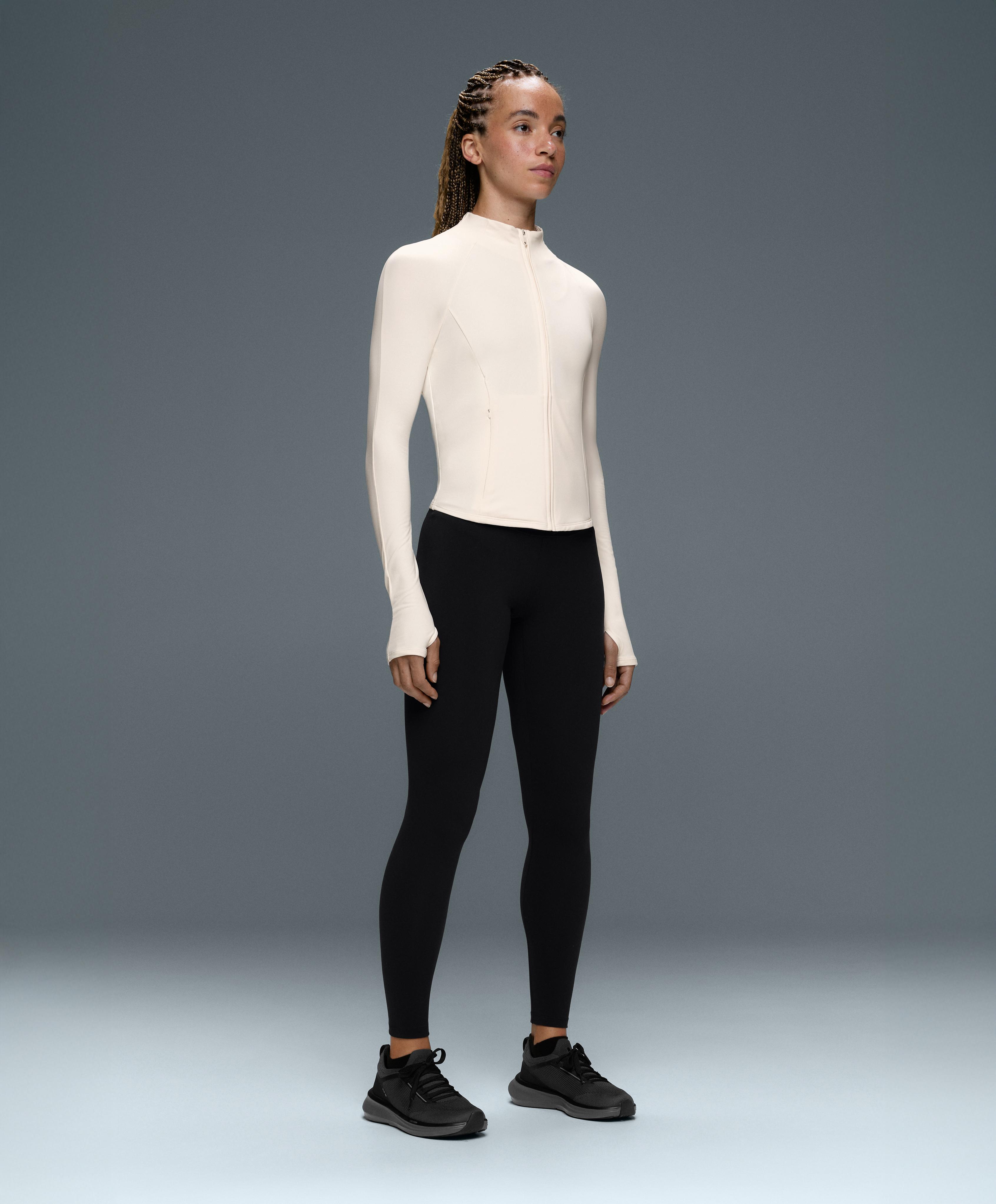 Light warm technical jacket — PALE ECRU