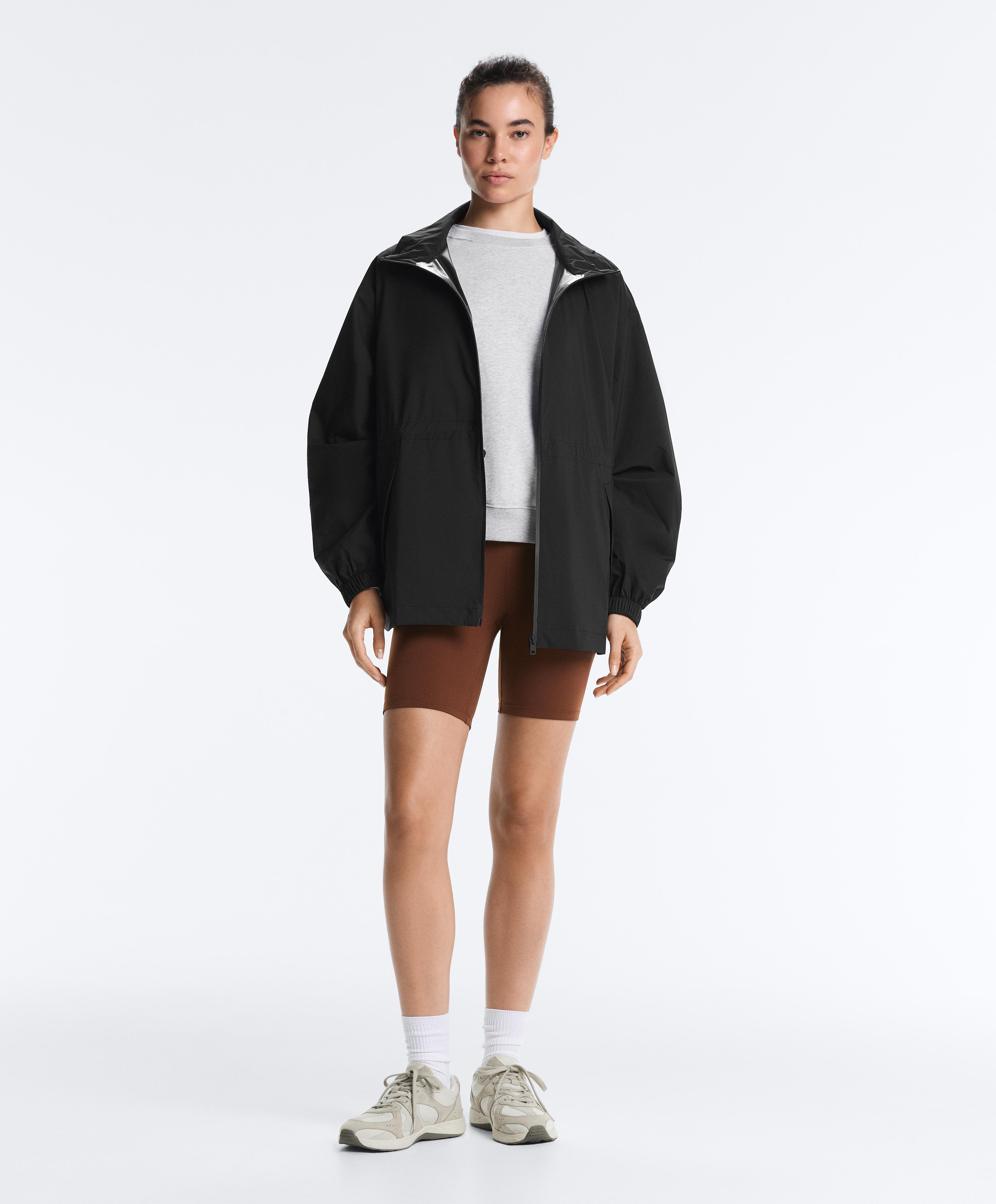Super extra lightweight 10k packable waterproof jacket — BLACK