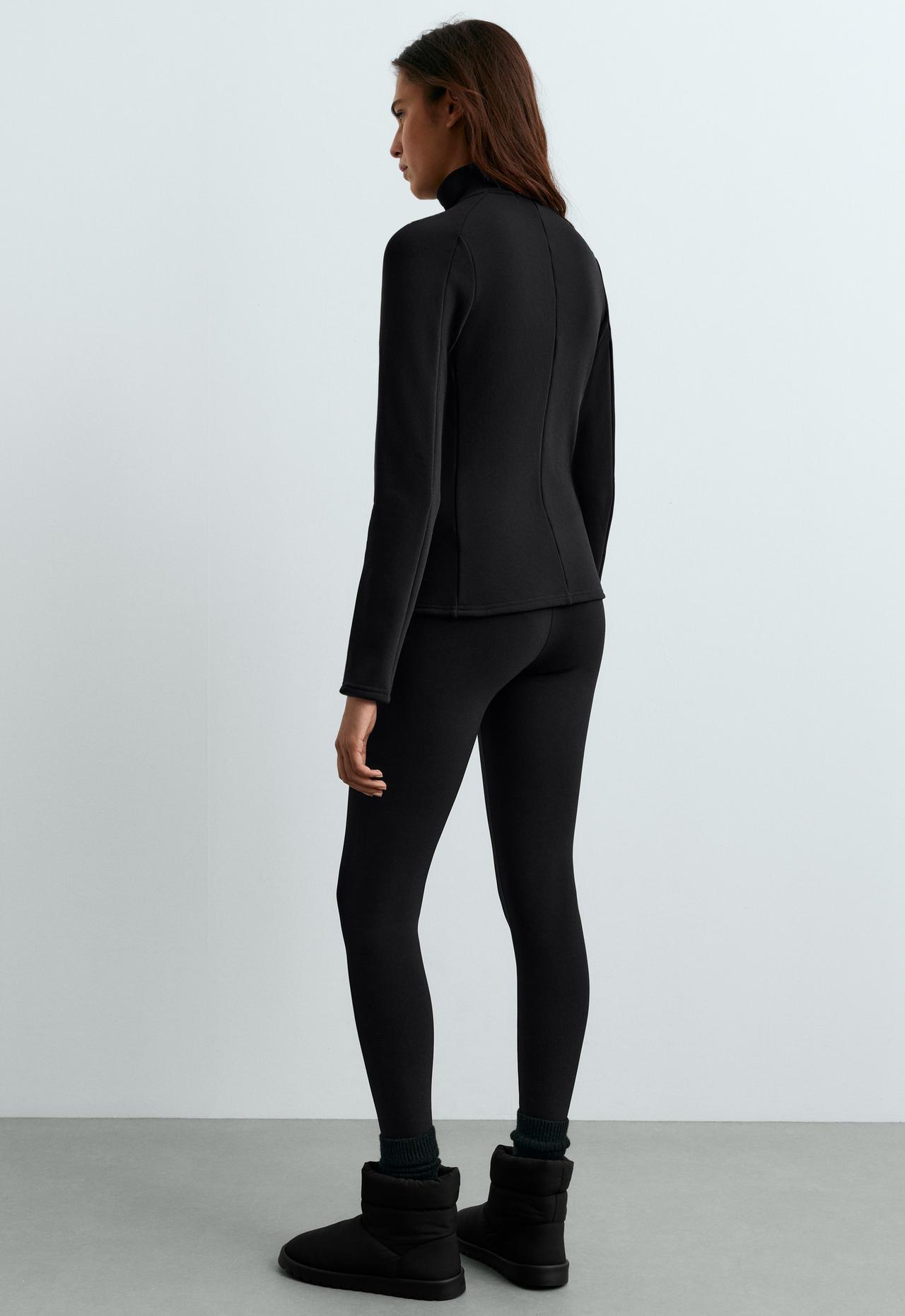 Super extra warm technical jacket — BLACK