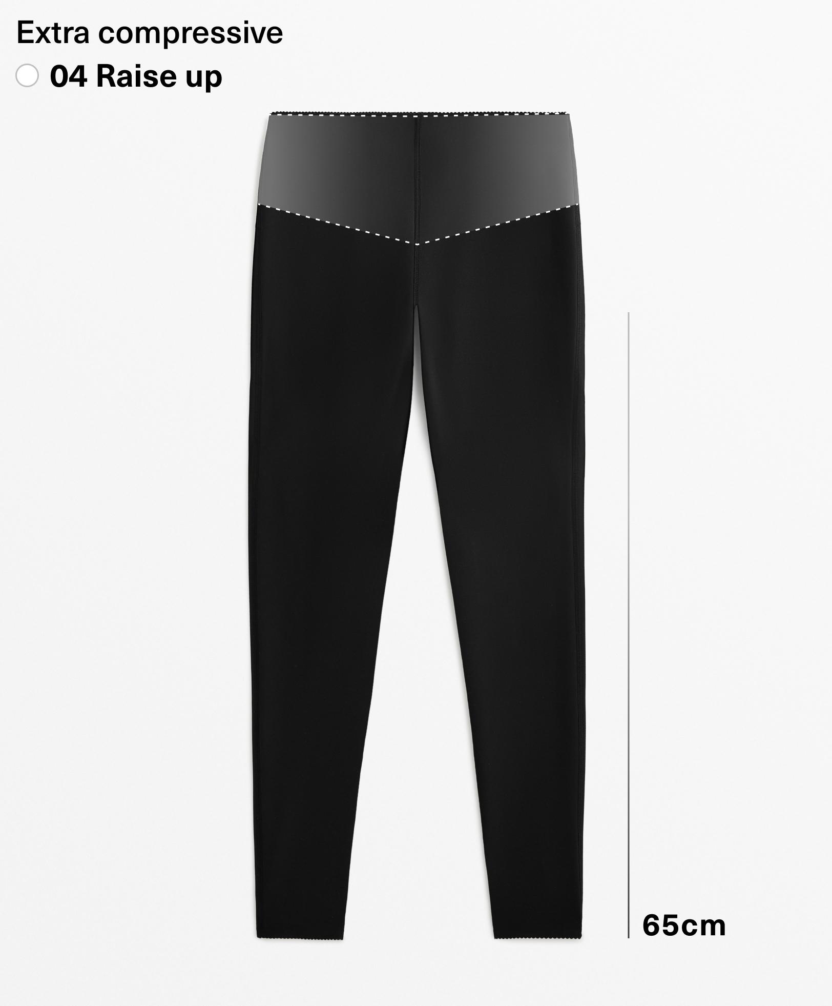 Extra-compressive Raise Up 65cm ankle-length leggings