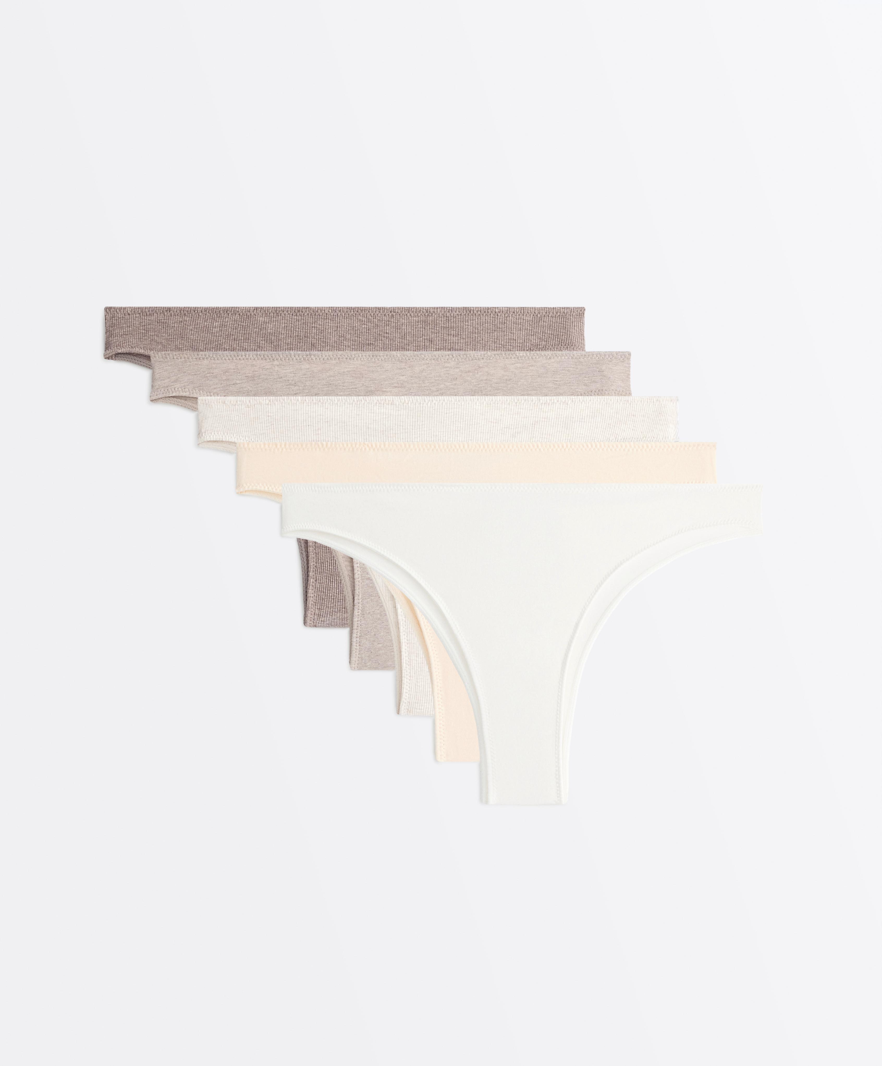 5 rib cotton blend Brazilian briefs 5 rib cotton blend Brazilian briefs