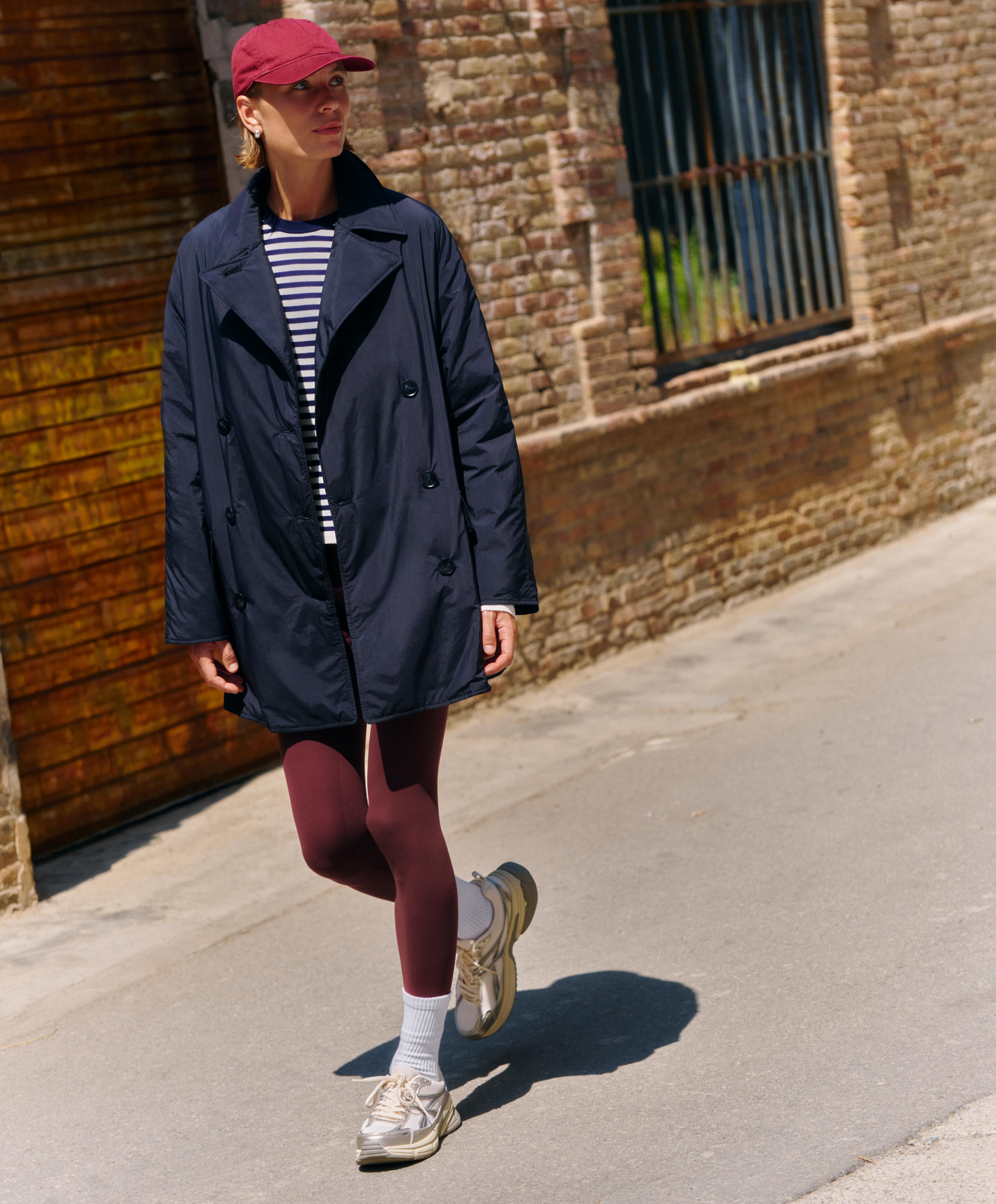 Comfortlux high-waisted ankle-length leggings — PLUM