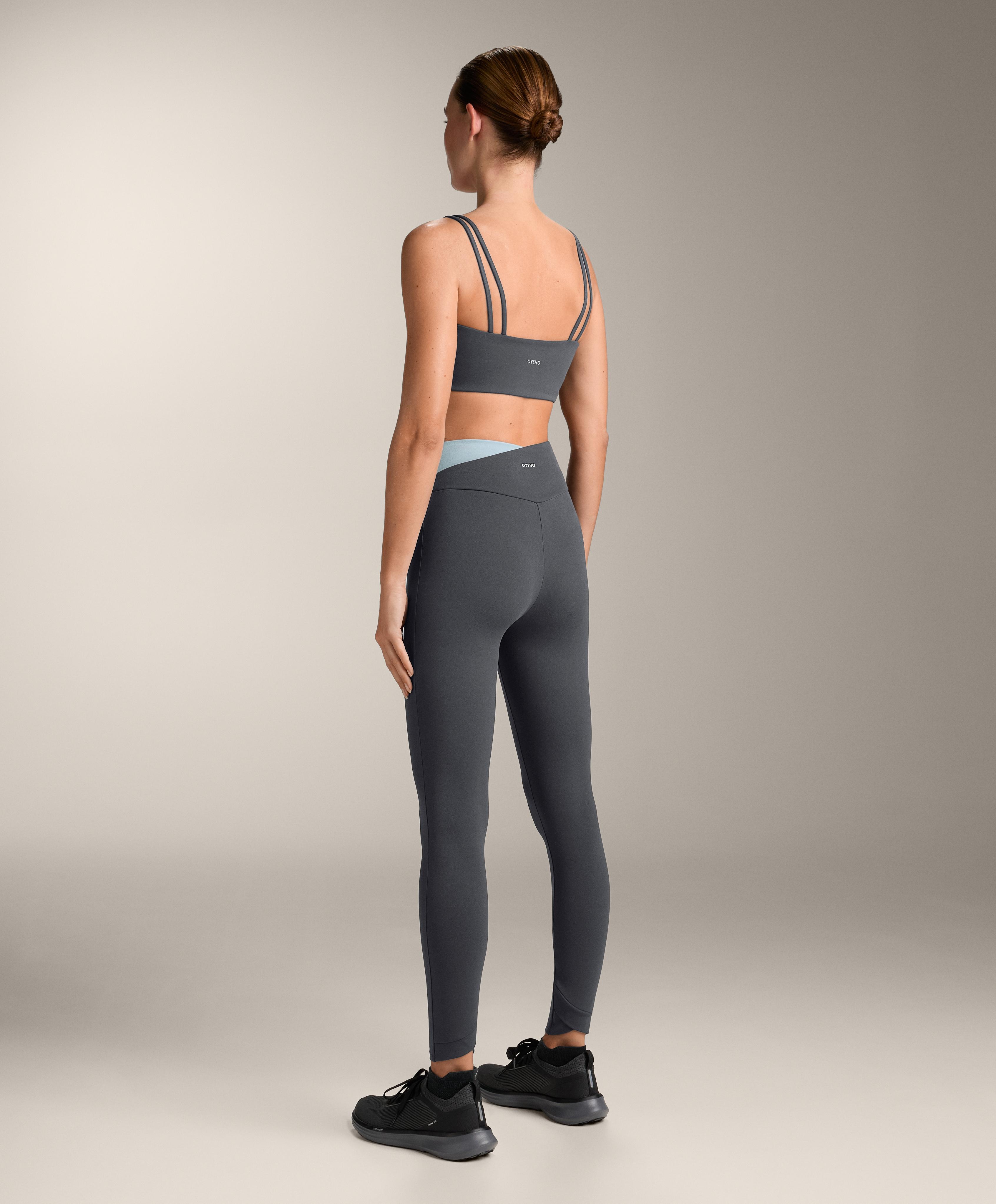 Total look Comfortlux contraste cintura en V azul