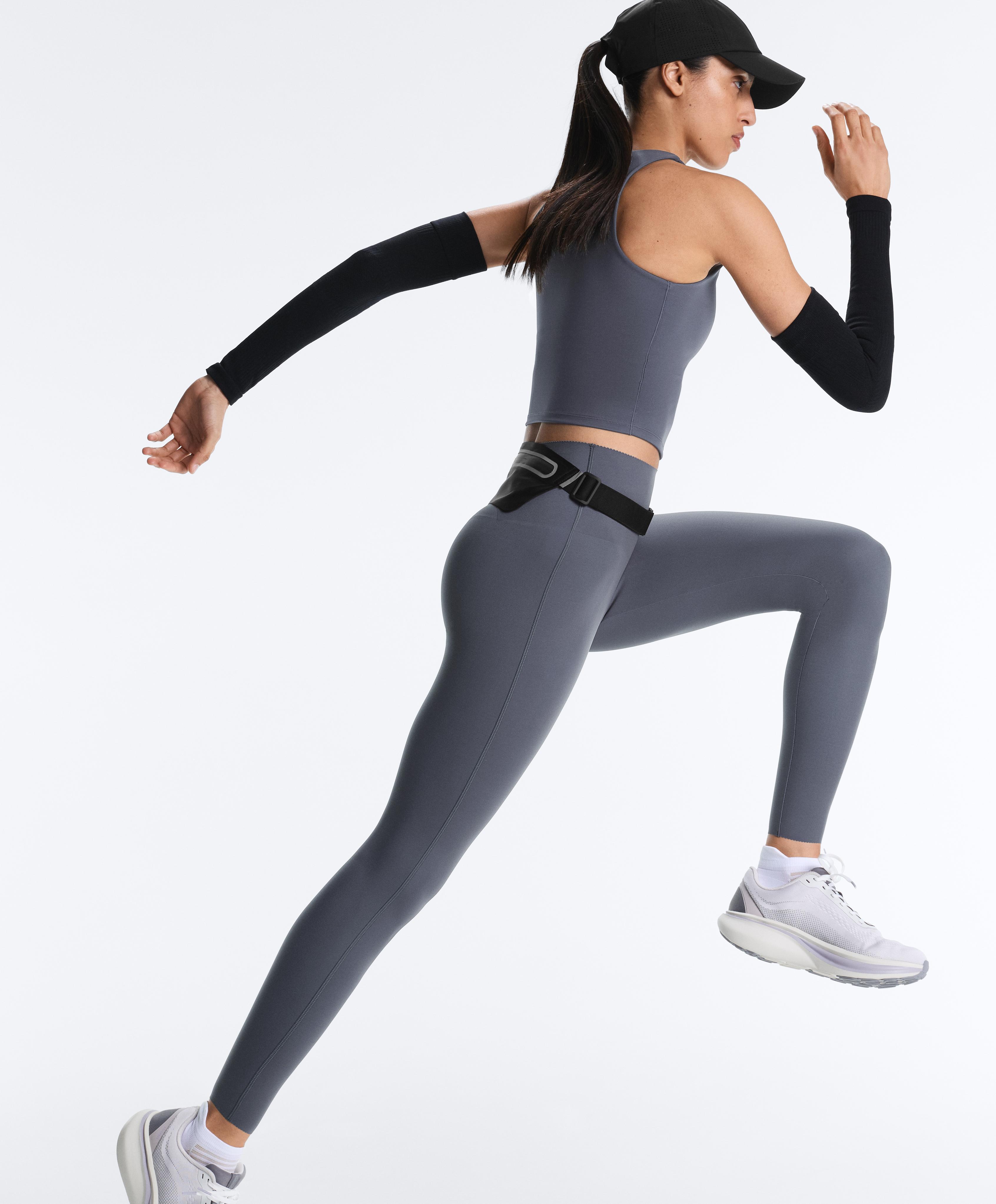 Extra Compressive Halter Tank Top — PETROL