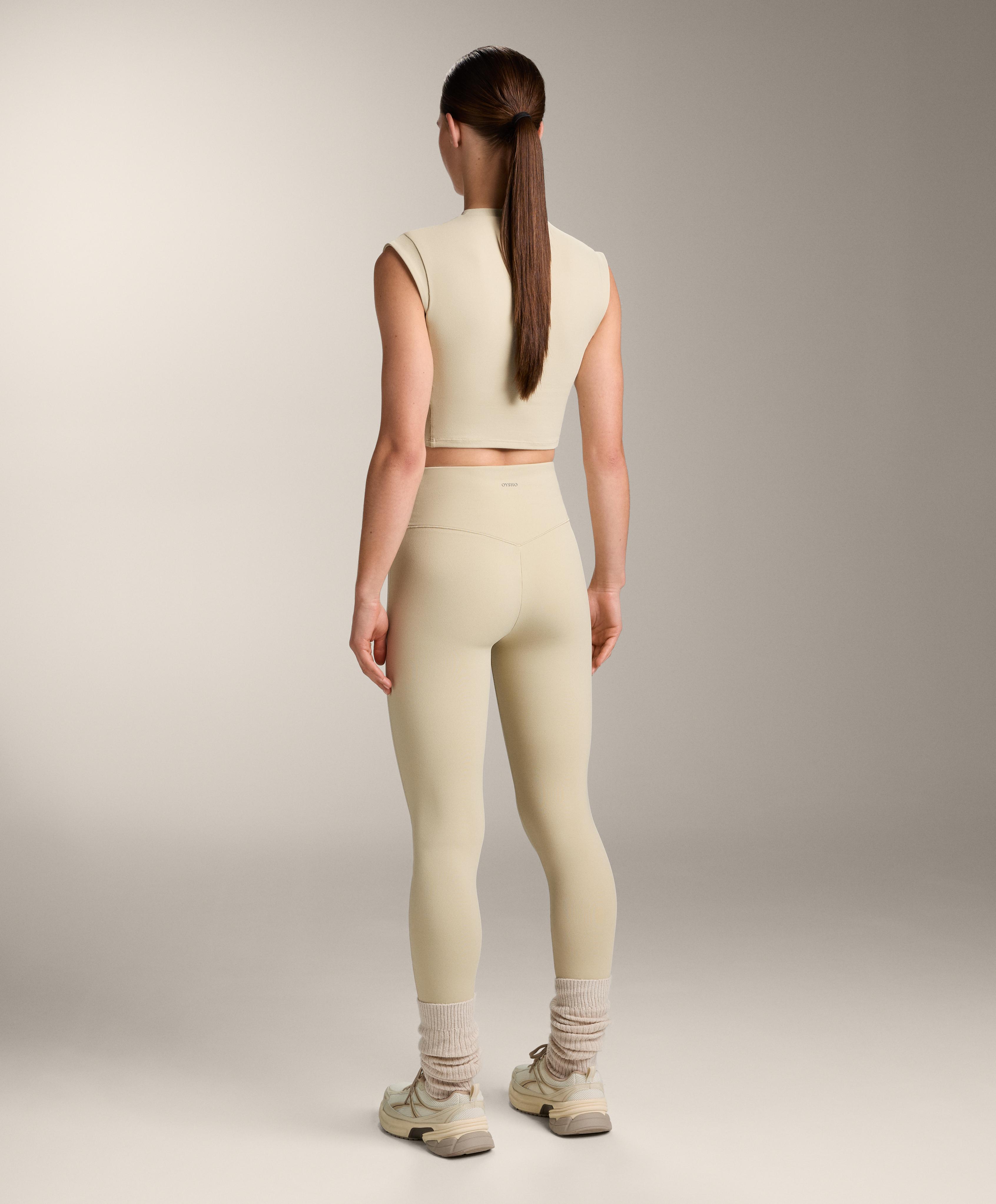 Total look high rise evermove beige