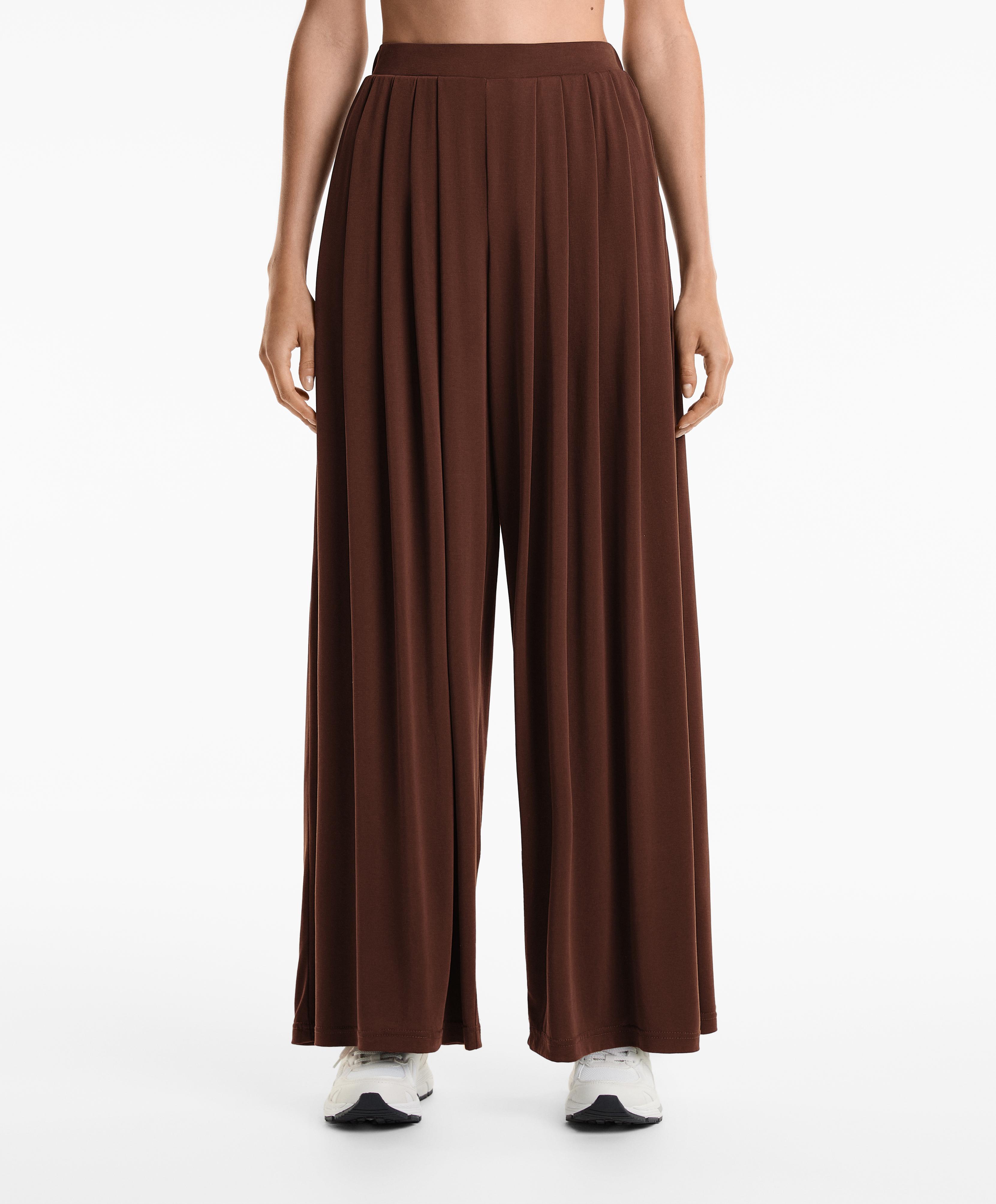 Extra wide modal blend trousers