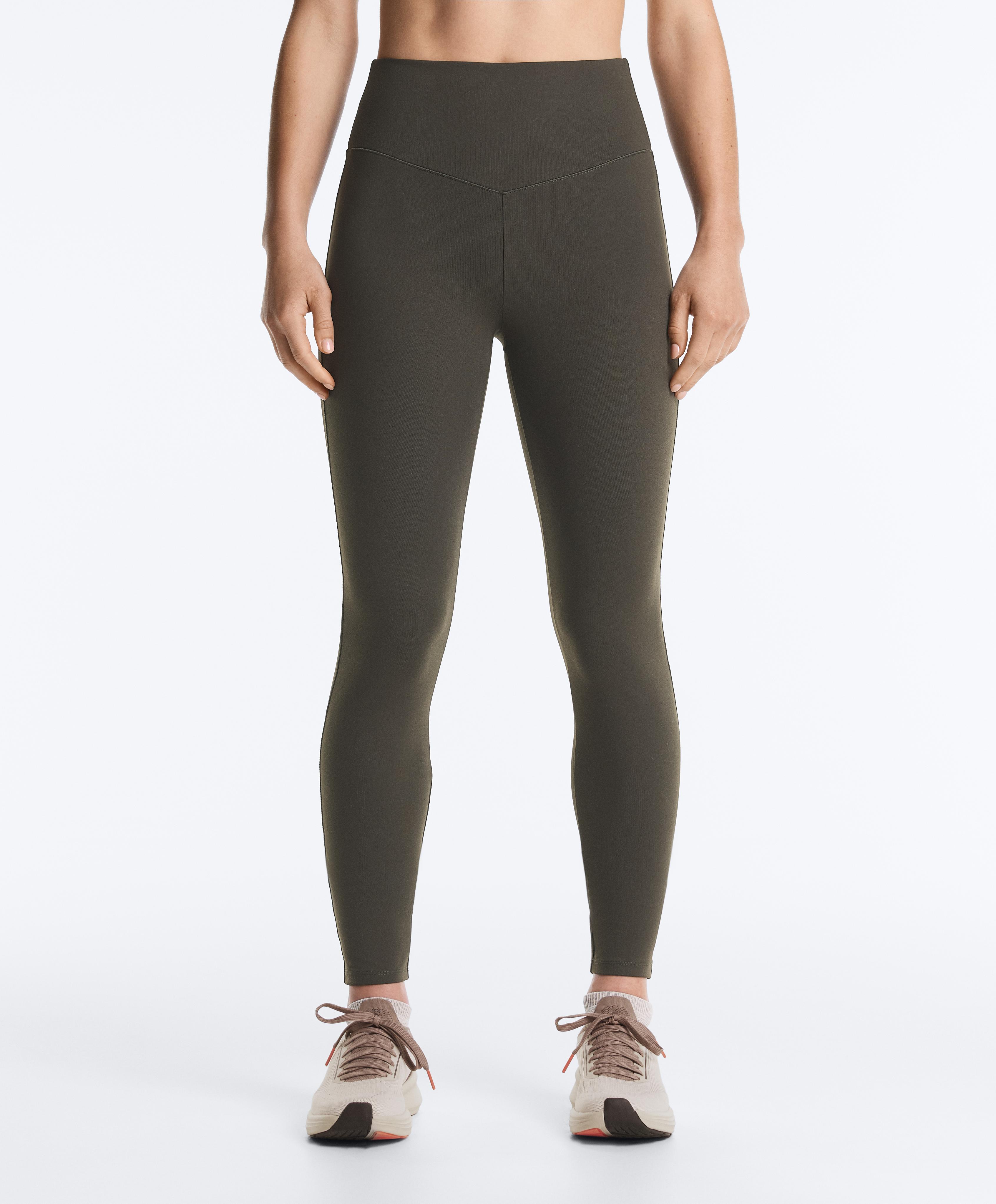 Evermove high-rise ankle-length leggings — BROWN
