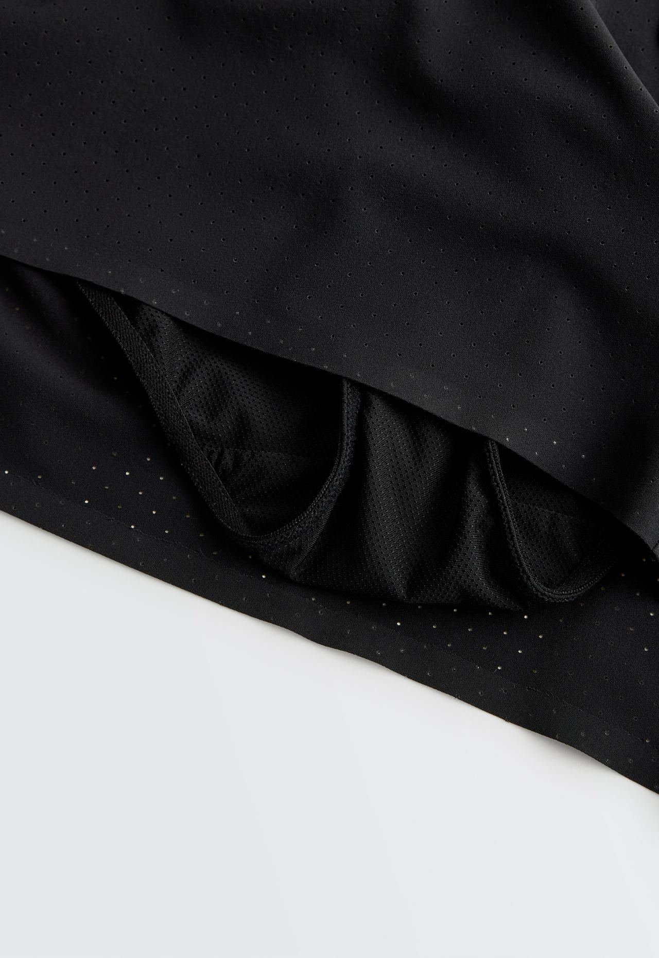 Technical Shorts Mid rise 7cm — BLACK