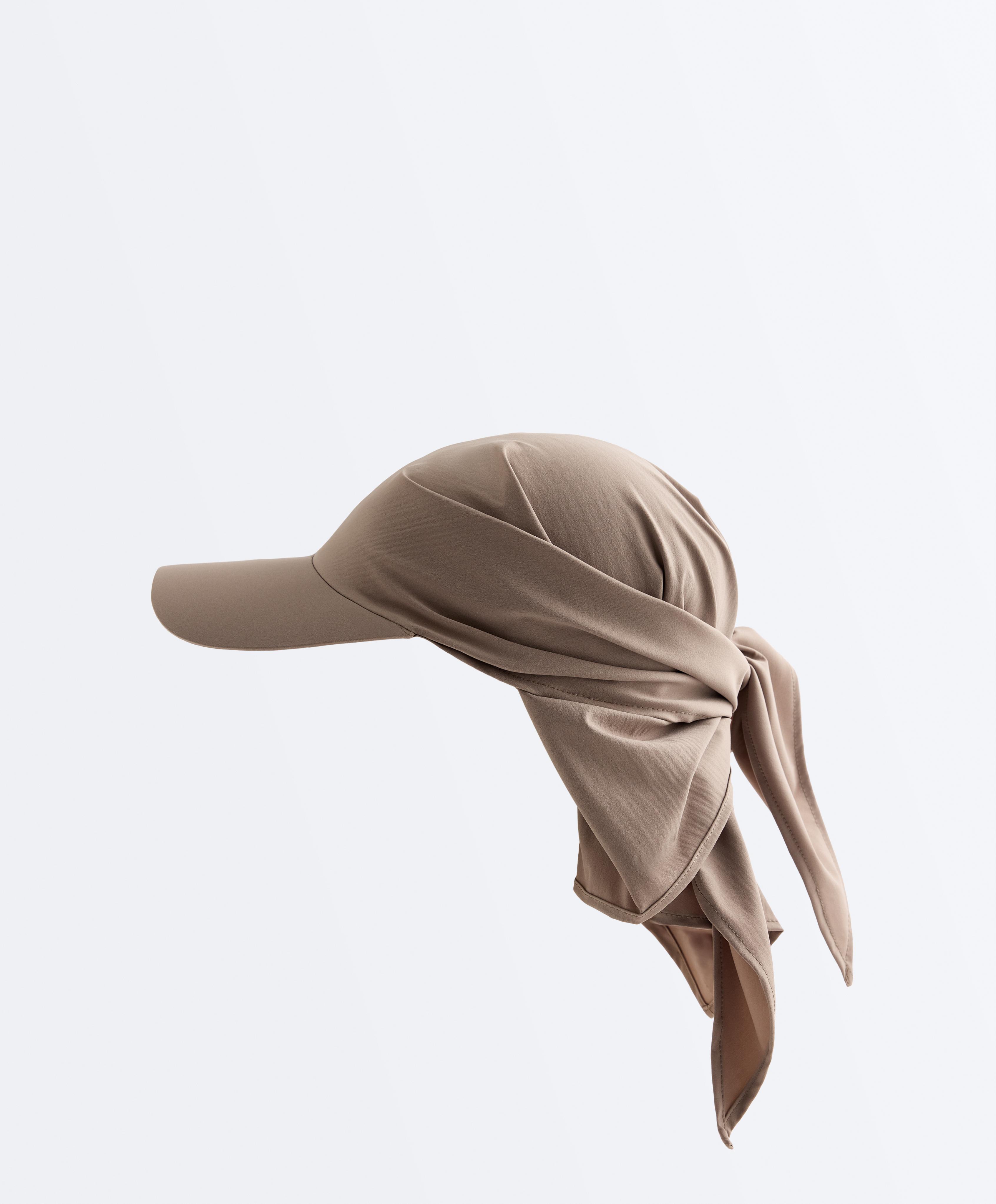Lightweight knotted visor — MINK MELANGE