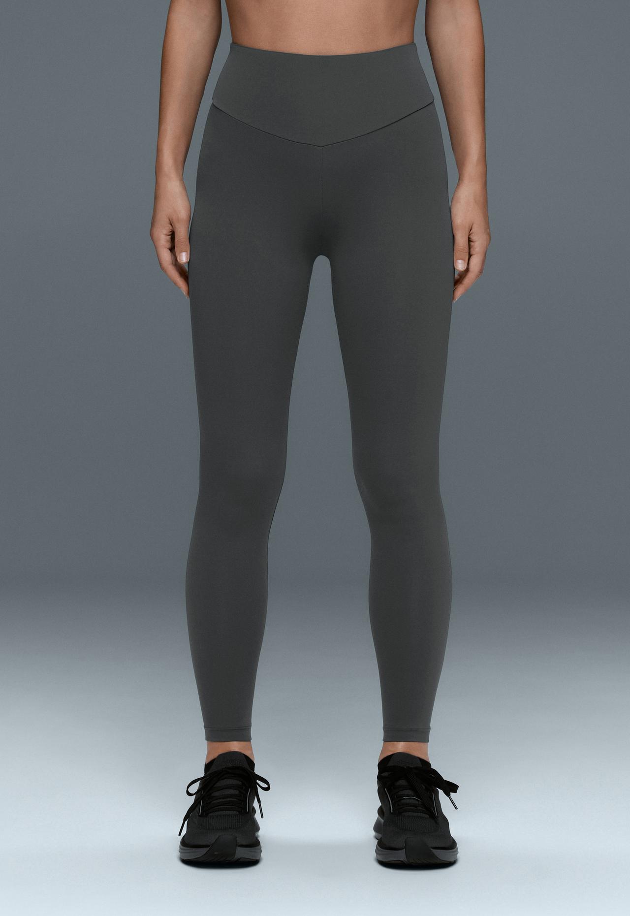 Ankle-length High rise Comfortlux leggings — STEEL GREY