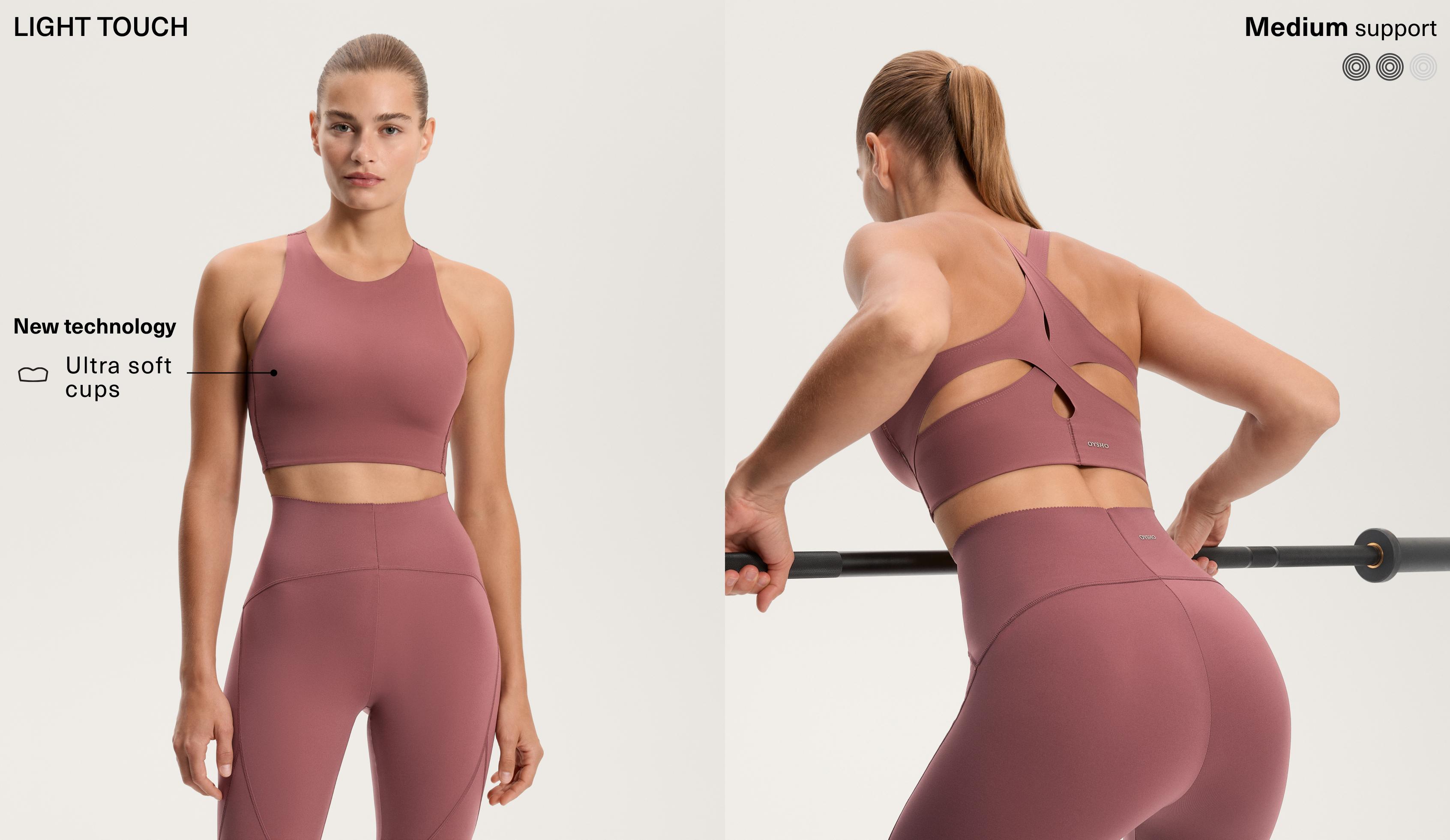 تانك توب خفيف الملمس بظهر متقاطع تانك توب خفيف الملمس بظهر متقاطع