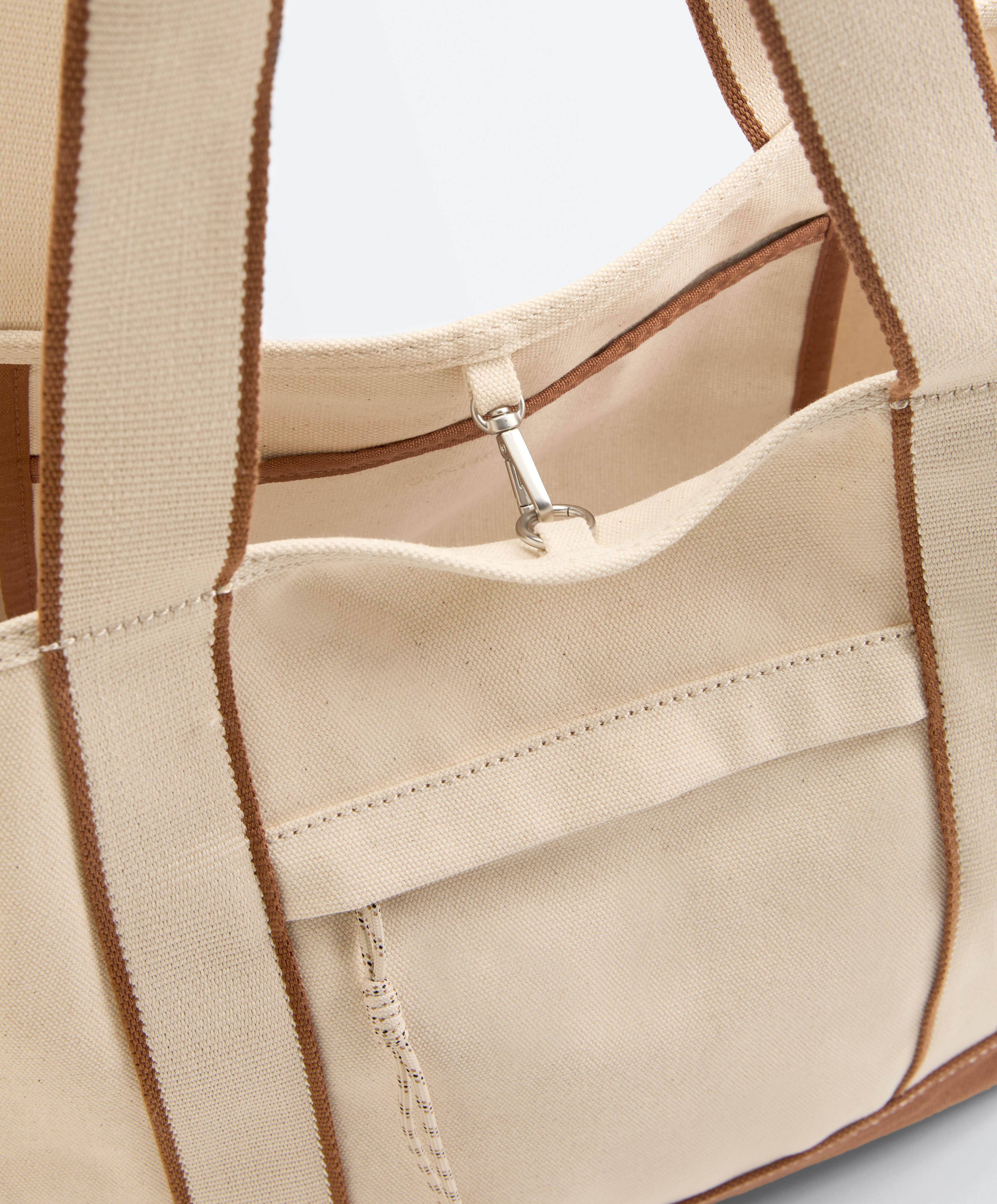 Canvas tote bag — ECRU