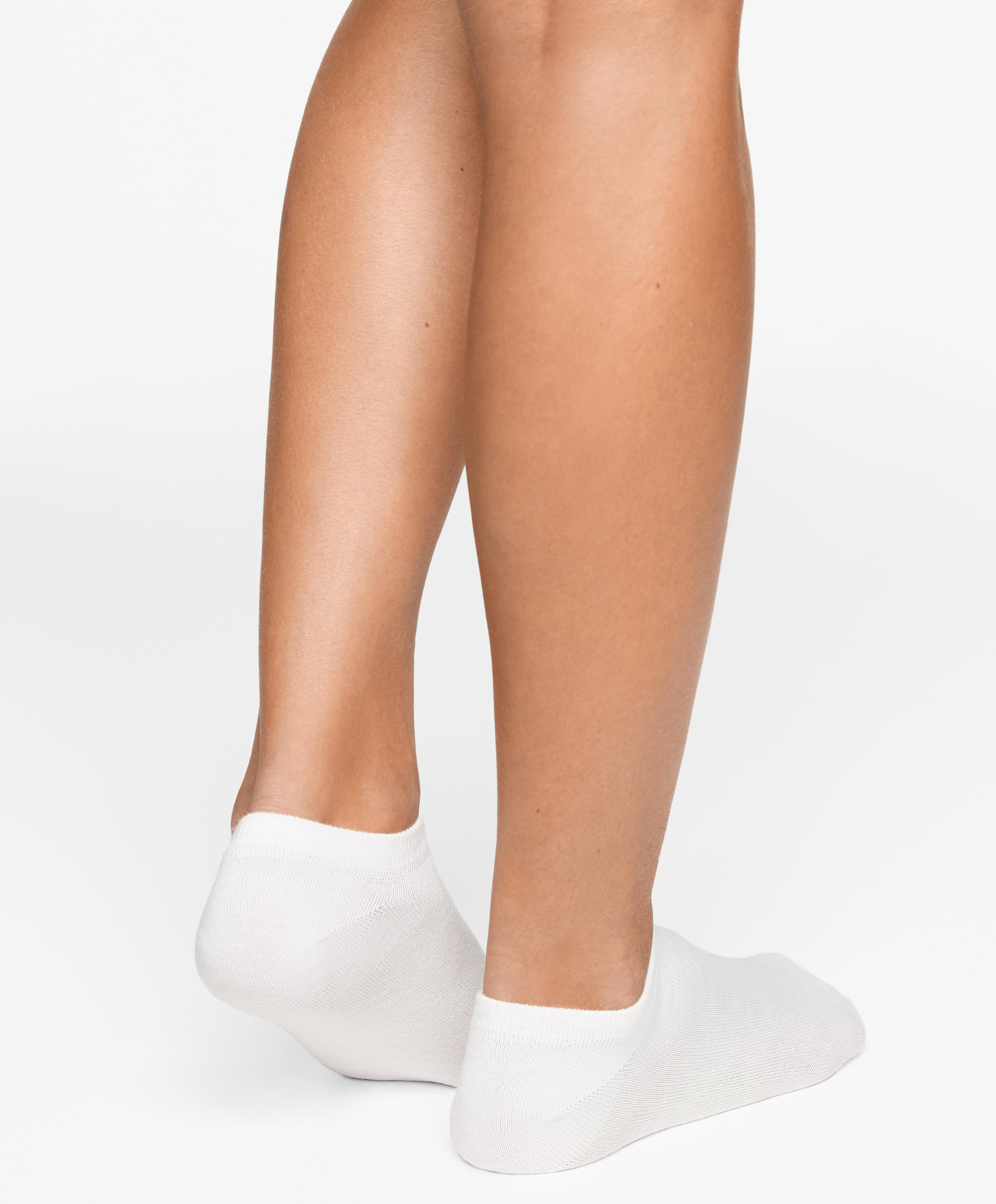 5 pairs of cotton blend sneaker socks — DARK GREY