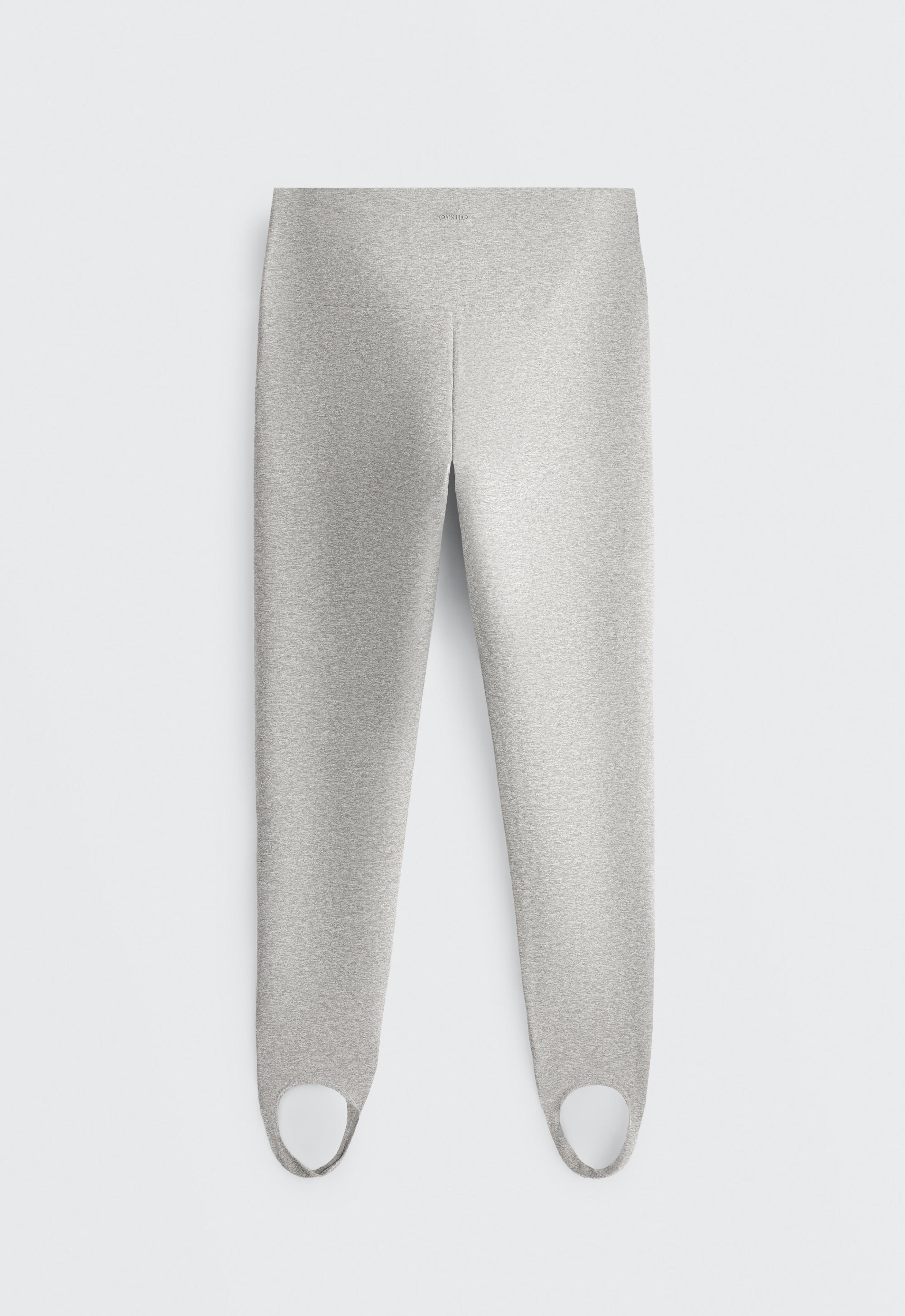 Comfortlux super-high-rise ankle-length leggings — GREY MELANGE