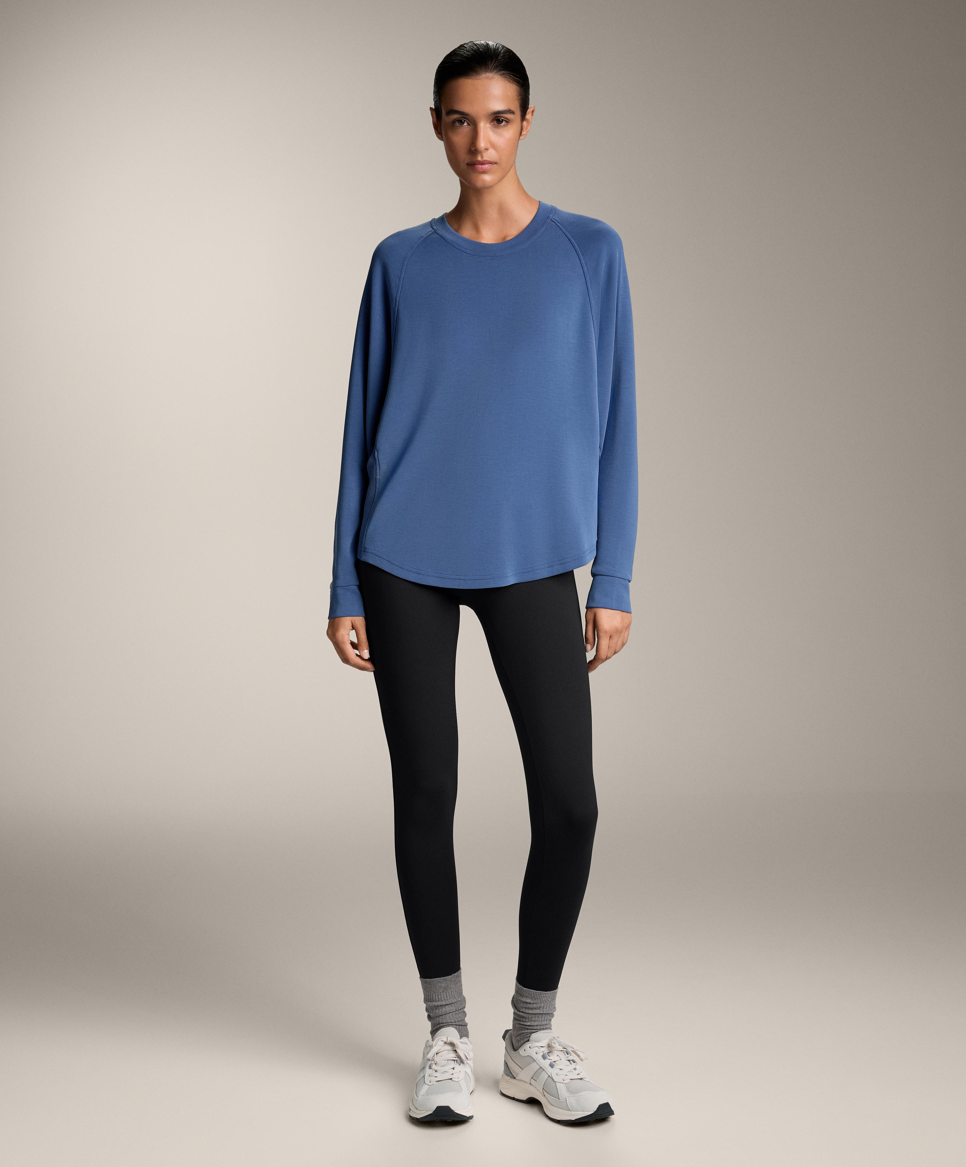Oversize sweatshirt with modal rib - Sale Oversize sweatshirt with modal rib - Sale