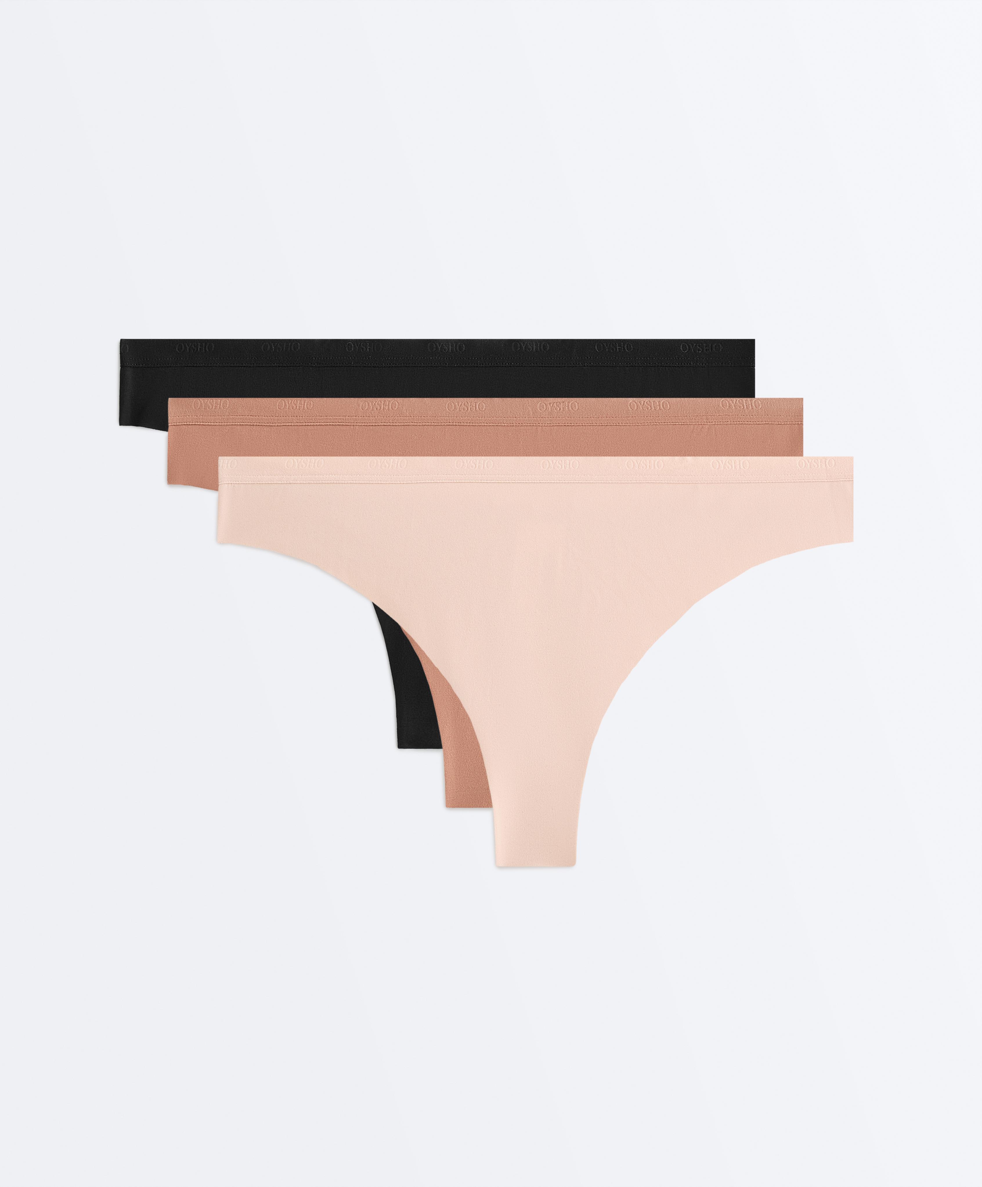 3 stringi z logo, mieszanka poliamidowa