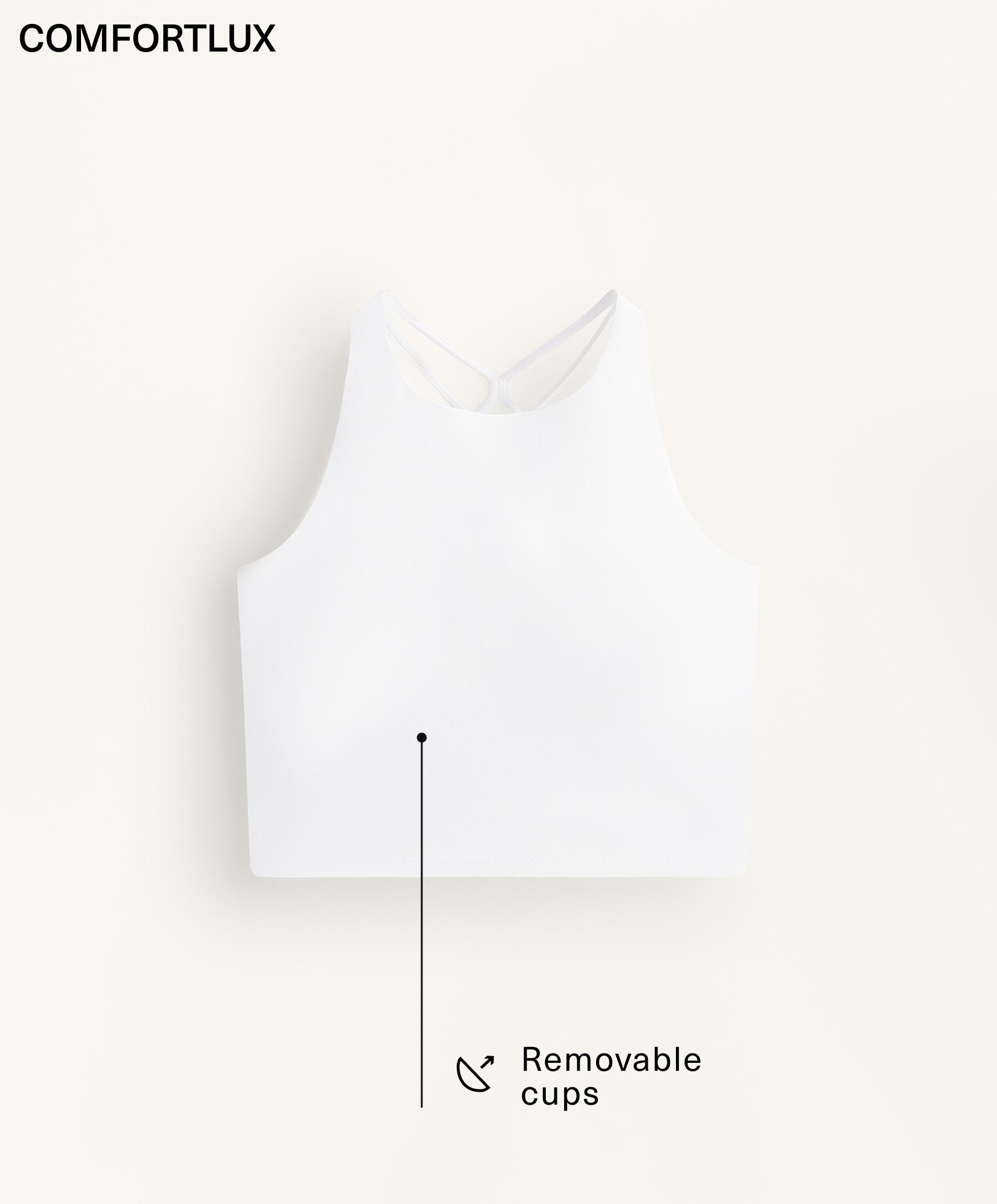 تانك توب comfortlux بأشرطة وكبات