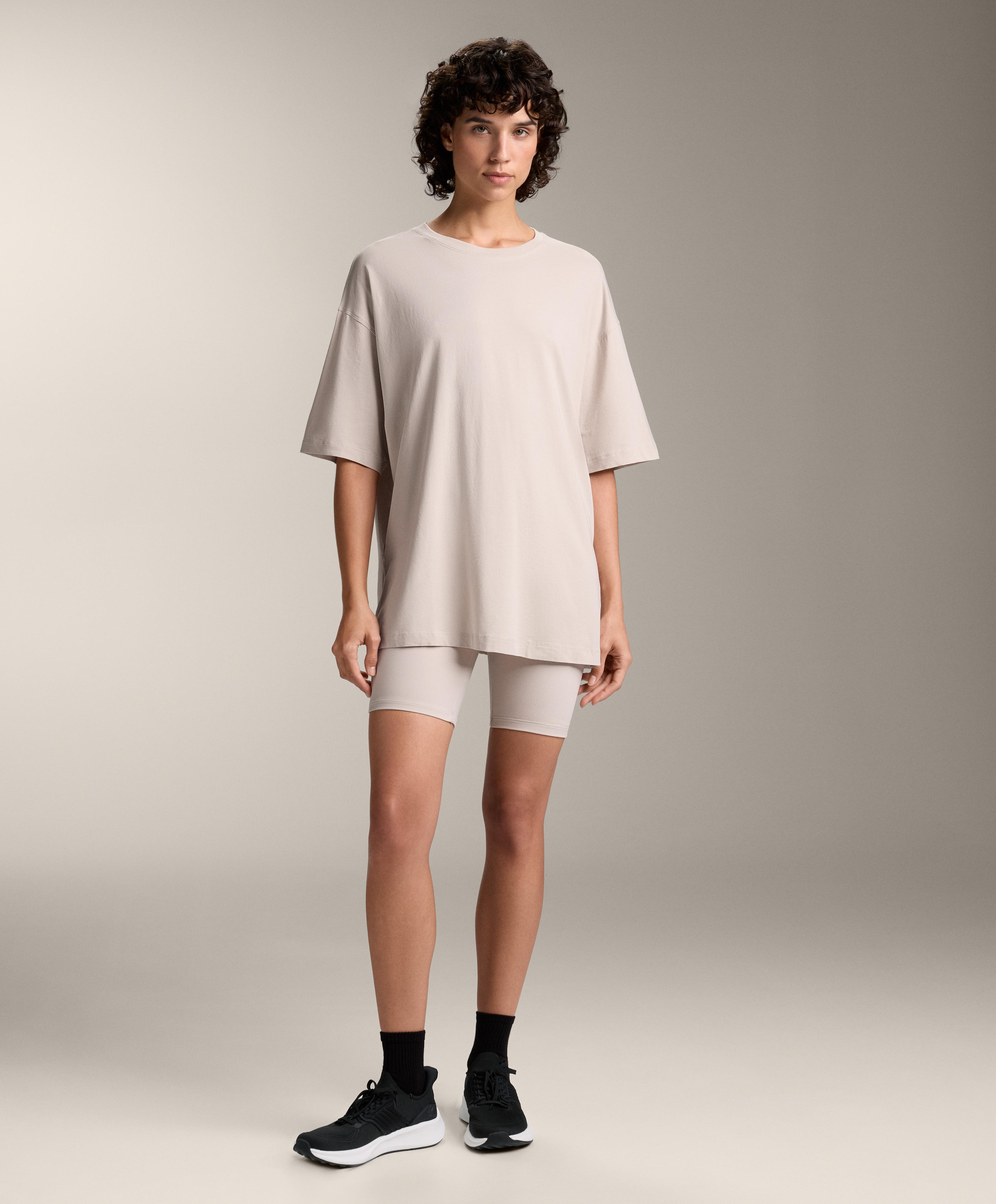 T-shirt à manches courtes en coton mélangé