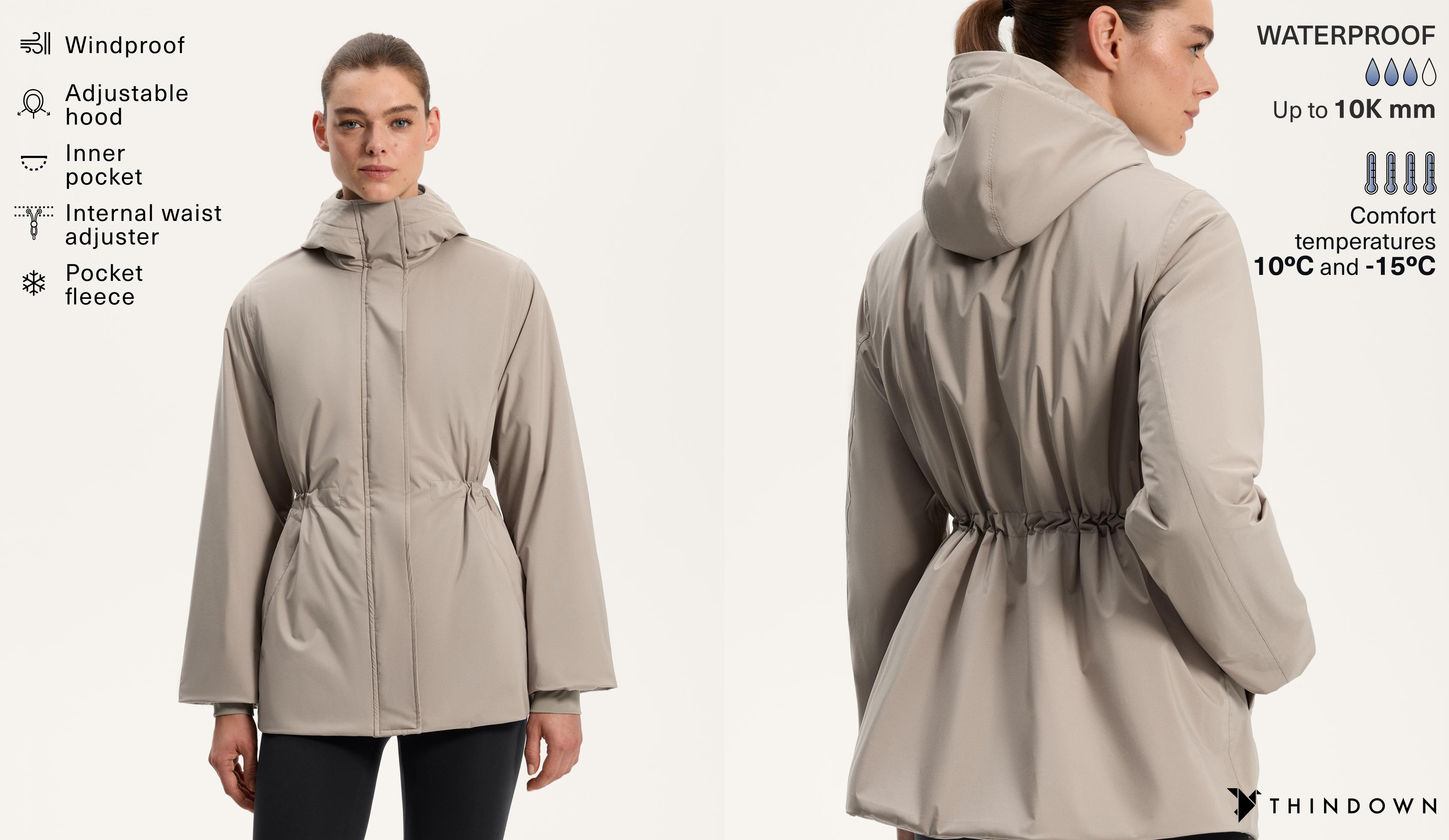 Lightweight 10k Thindown® waterproof padded jacket - Sale