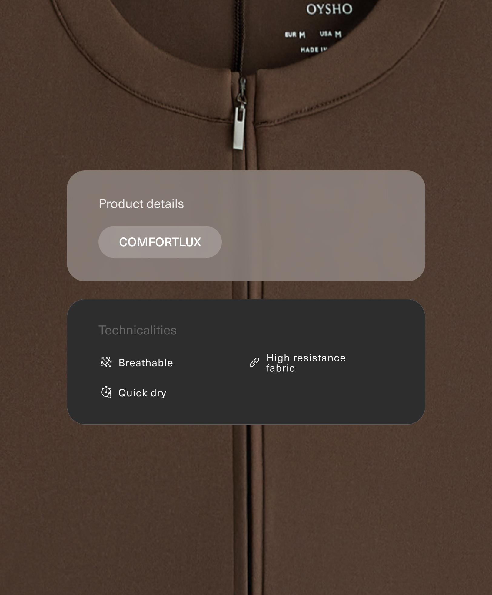 Comfortlux short zip jumpsuit