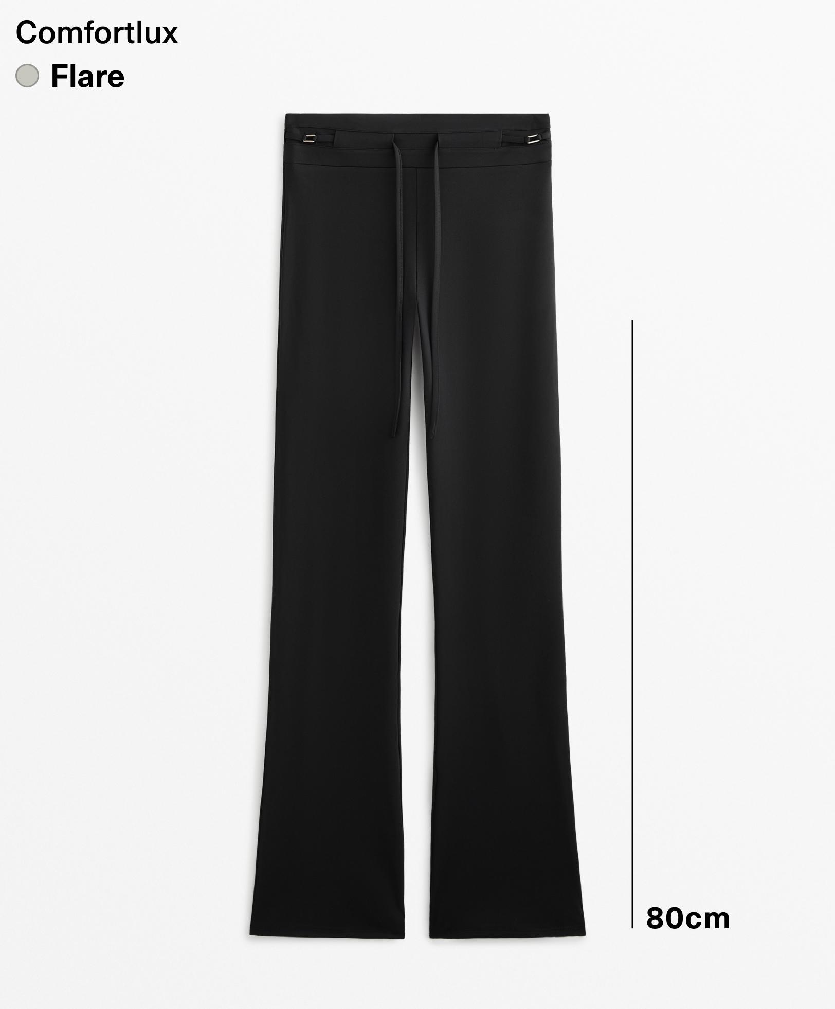 Pantalon flare Comfortlux ceinture
