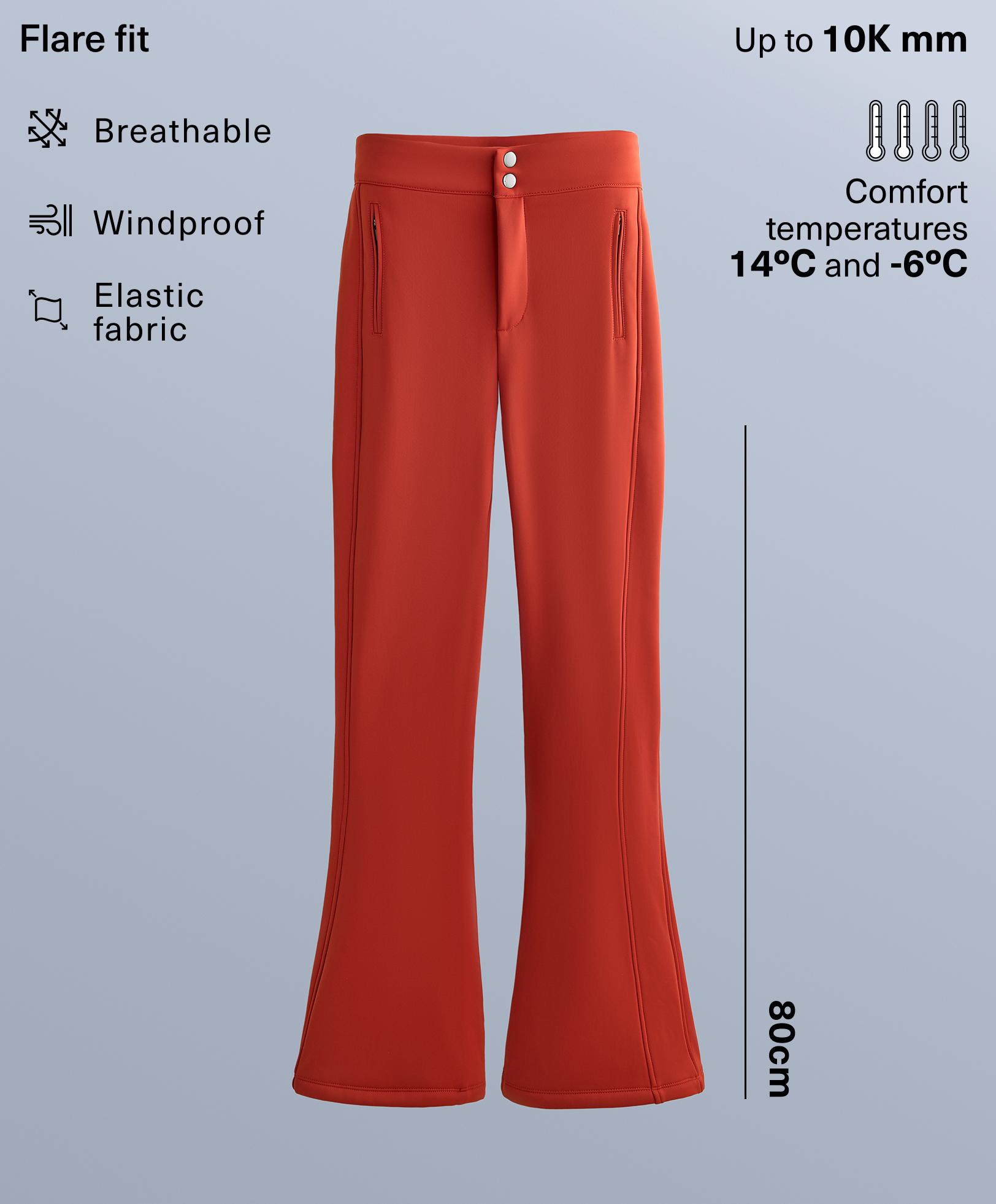 Water-resistant flare stretch SKI trousers Water-resistant flare stretch SKI trousers