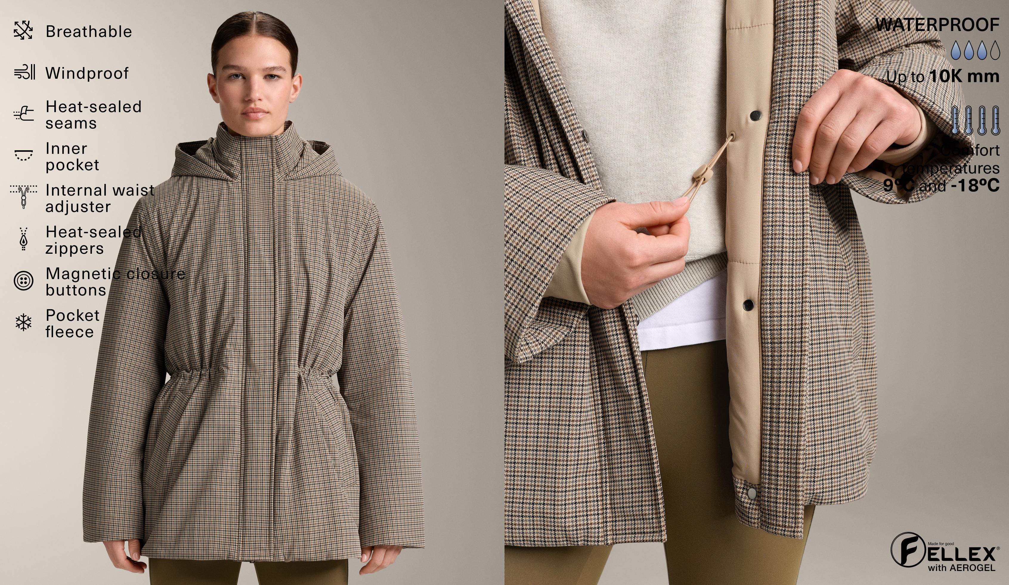 جاكيت مبطن مقاوم للماء 10k FELLEX® مع AEROGEL