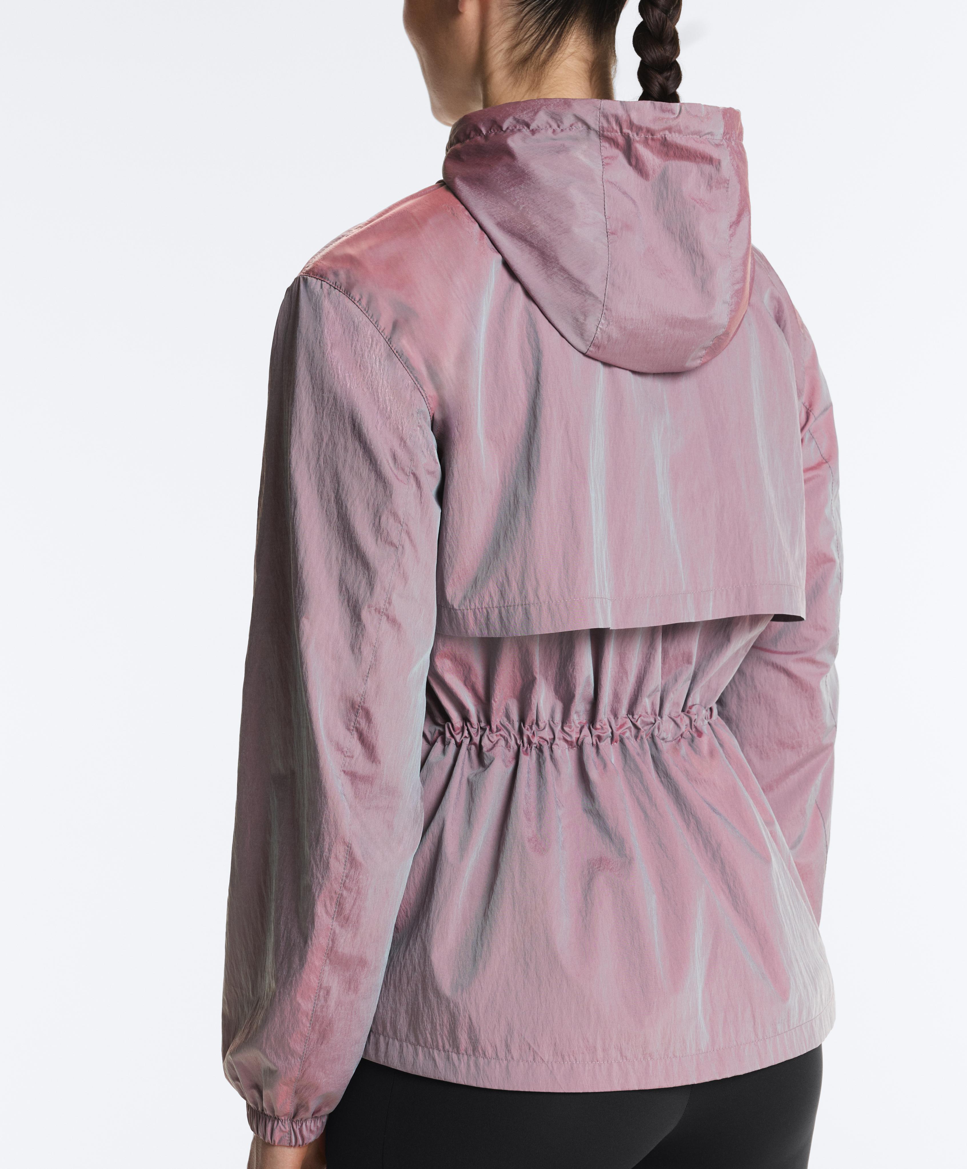 Iridescent Track jacket — WASHED PURPLE