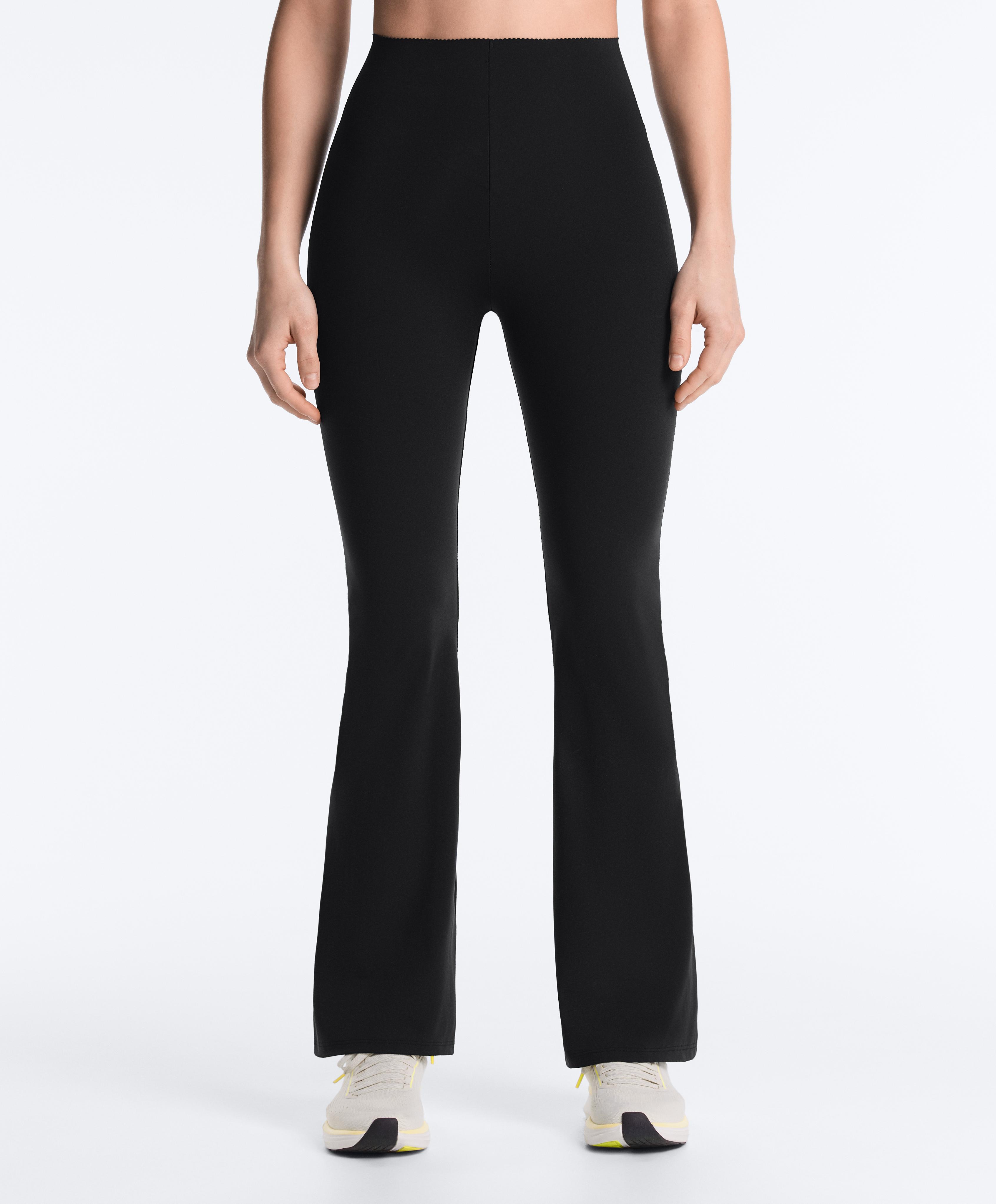 High-rise Compressive Raise Up Flare Trousers