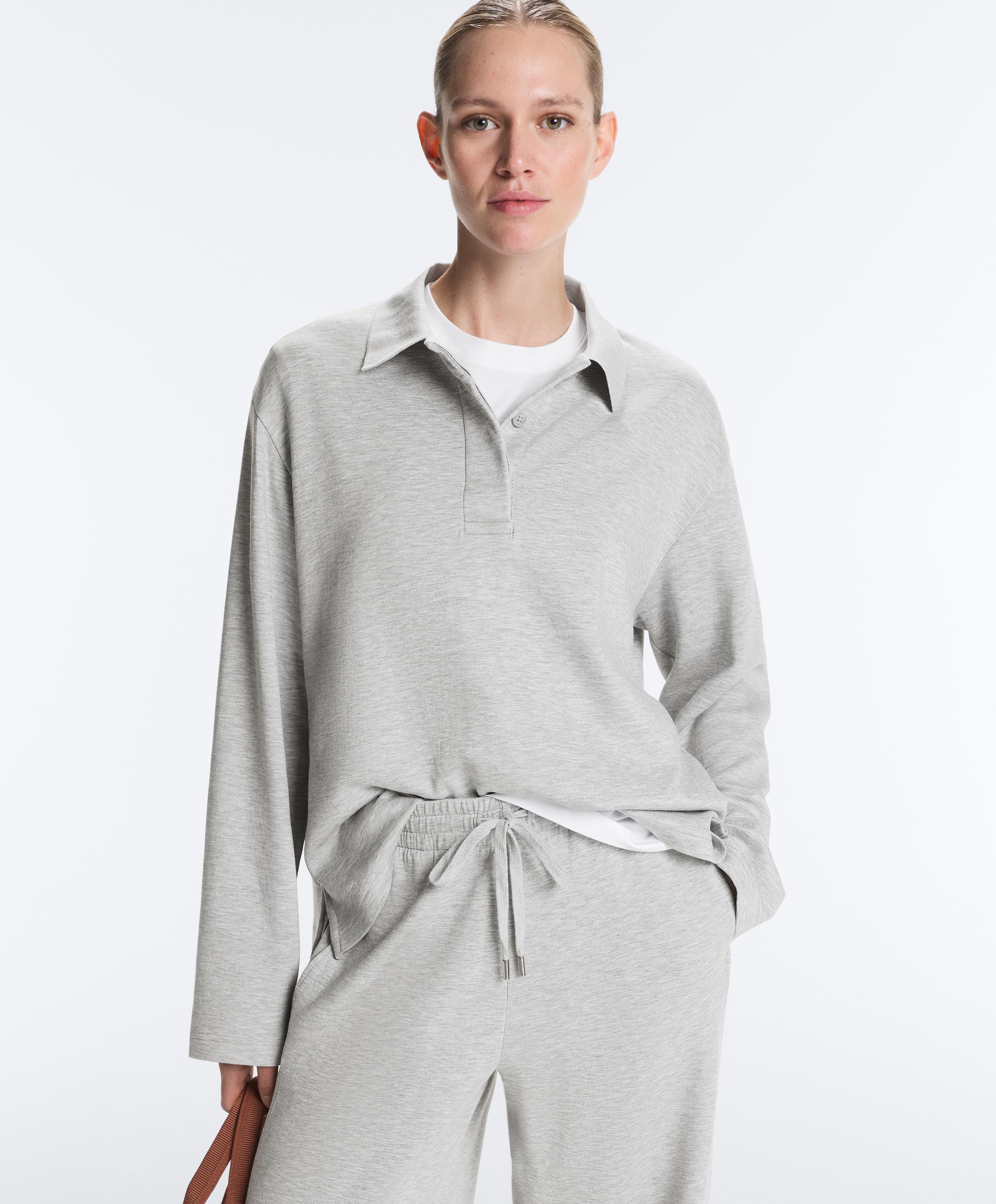 Poloshirt aus Piqué-Melange Poloshirt aus Piqué-Melange