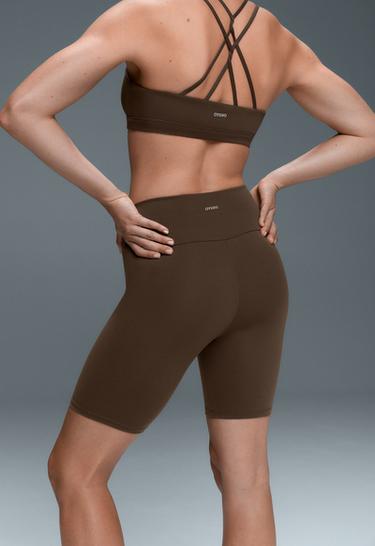 Leggings biker high rise comfortlux 20 cm — DARK BROWN 4