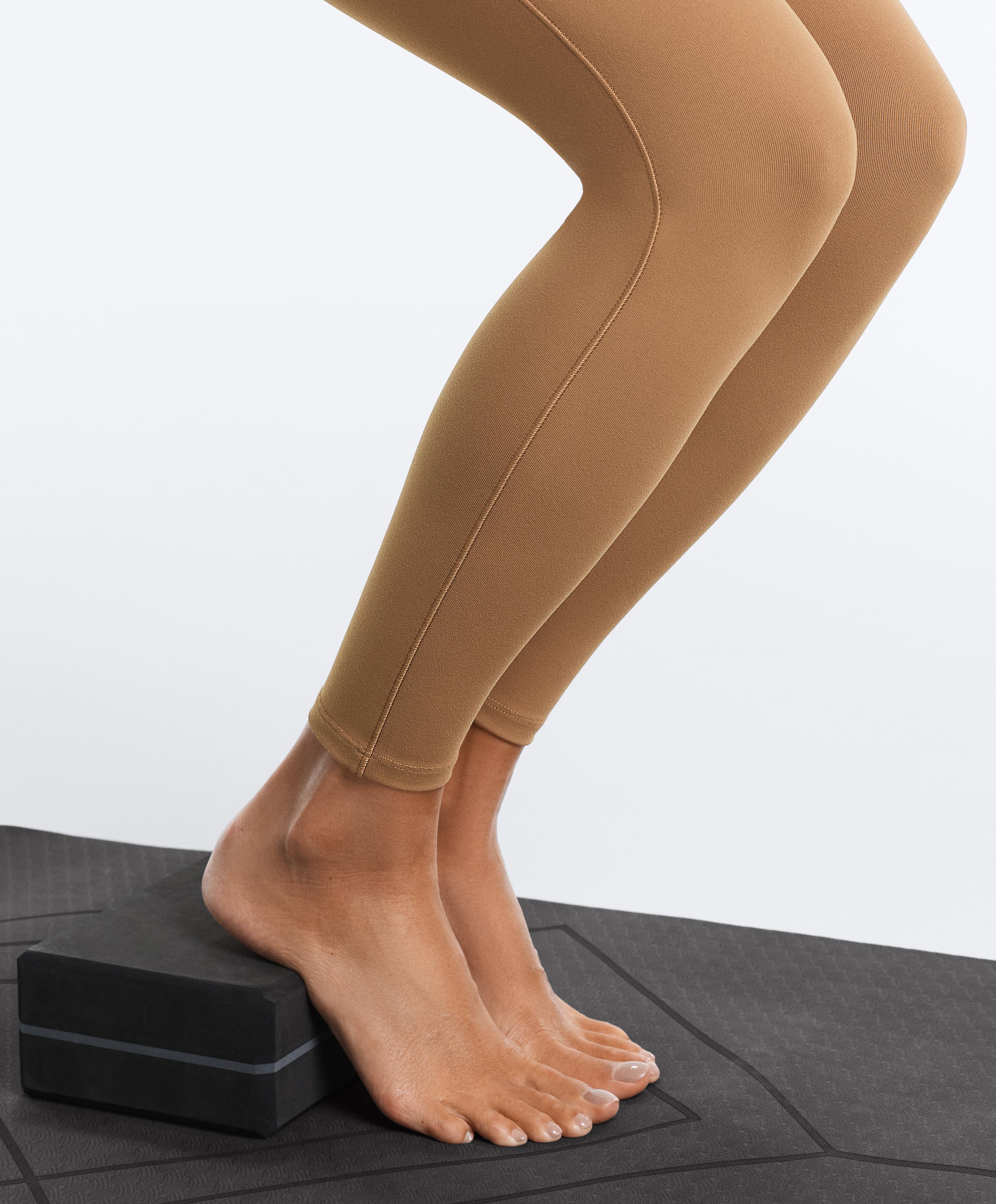 Evermove high-rise ankle-length leggings — PRALINE