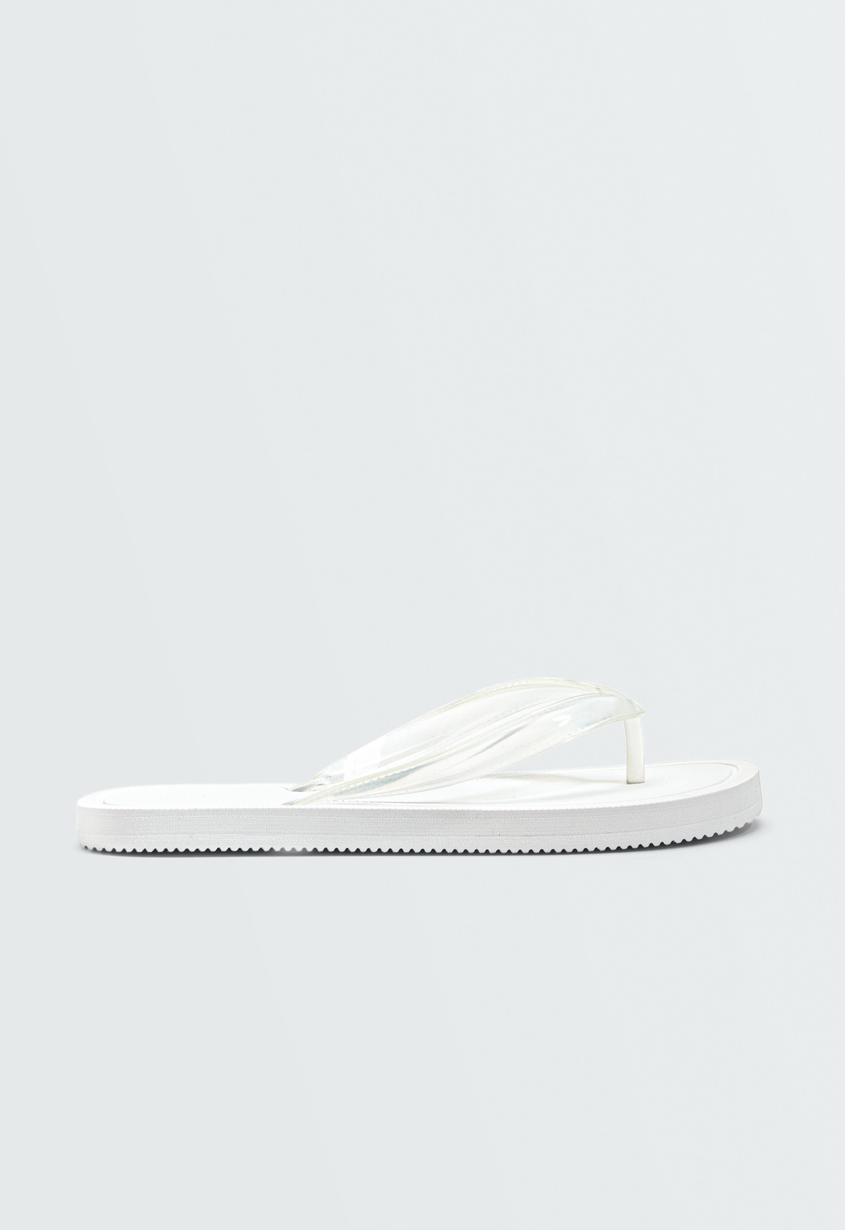 Textured beach sandals - Sale