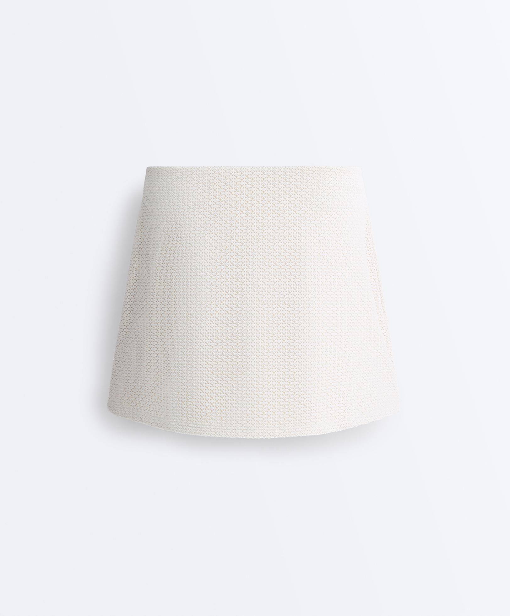 Comfortlux crochet skirt — PALE ECRU