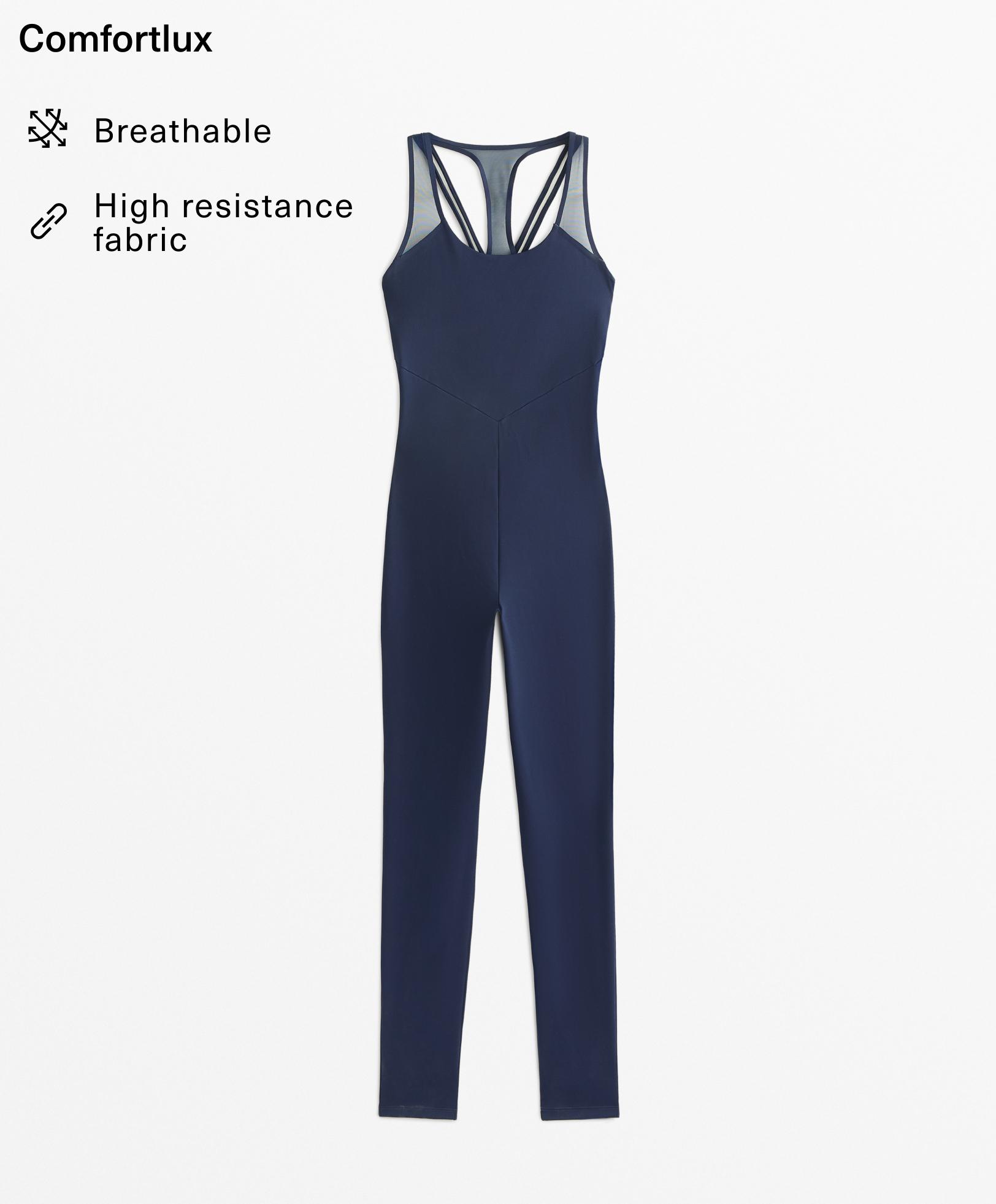 Comfortlux mesh jumpsuit