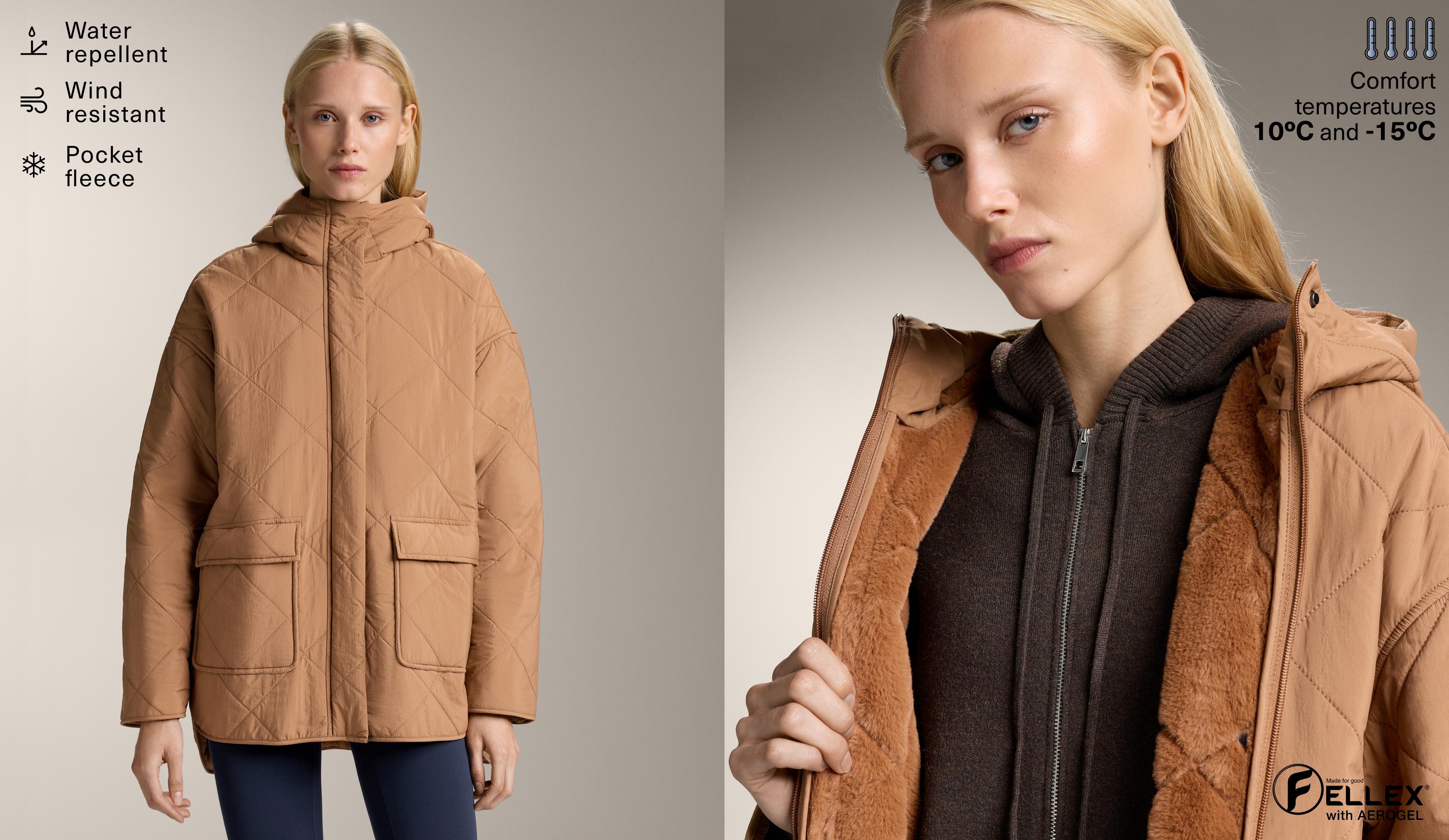 Chaqueta acolchada repelente al agua FELLEX® con AEROGEL