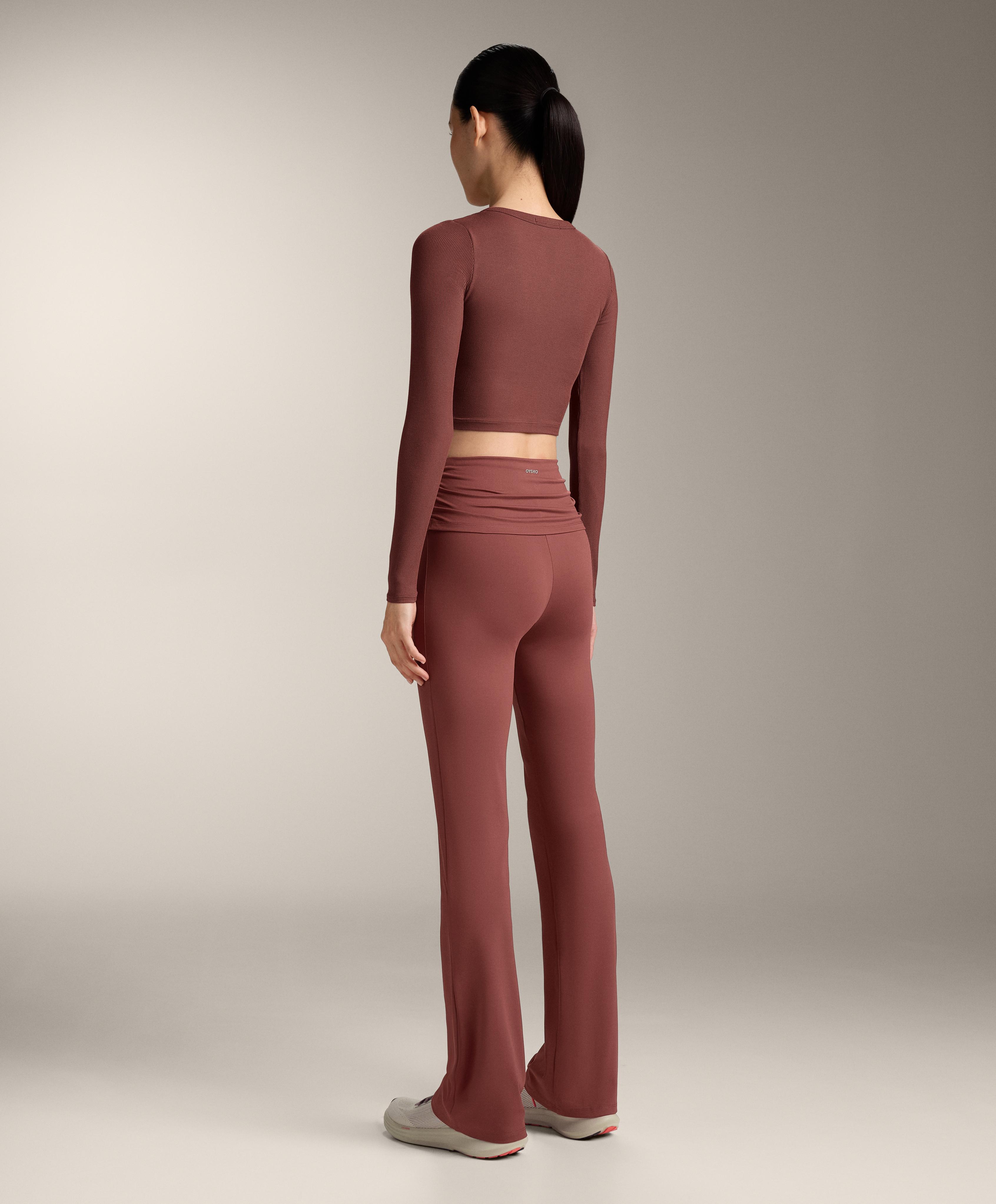 Plum Comfortlux flare draped waist total look - Sale