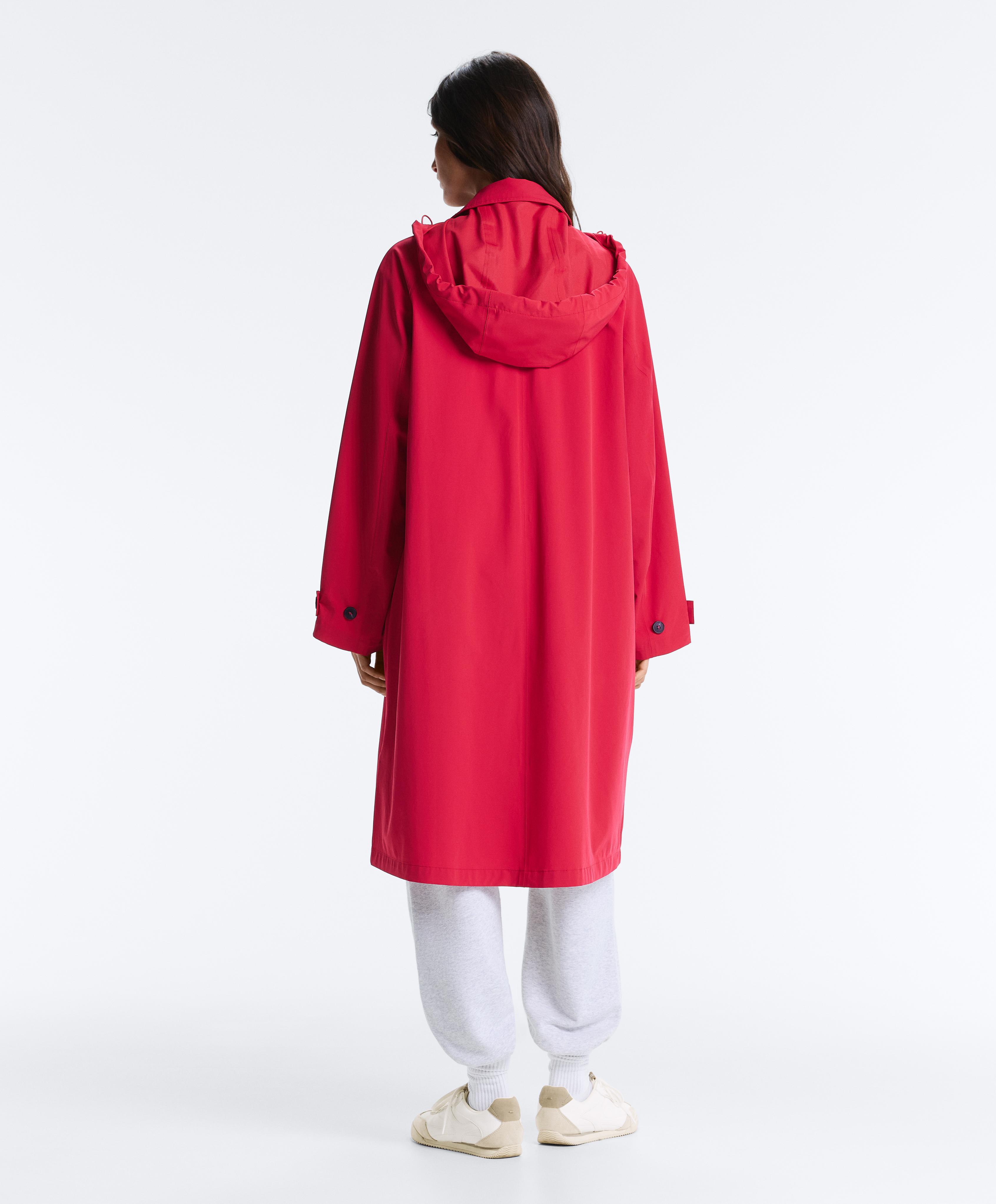 Midi extra lightweight 10k waterproof jacket — RED