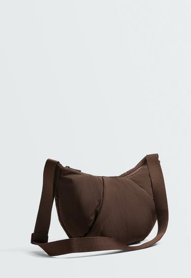 Quilted crossbody bag — BROWN 4