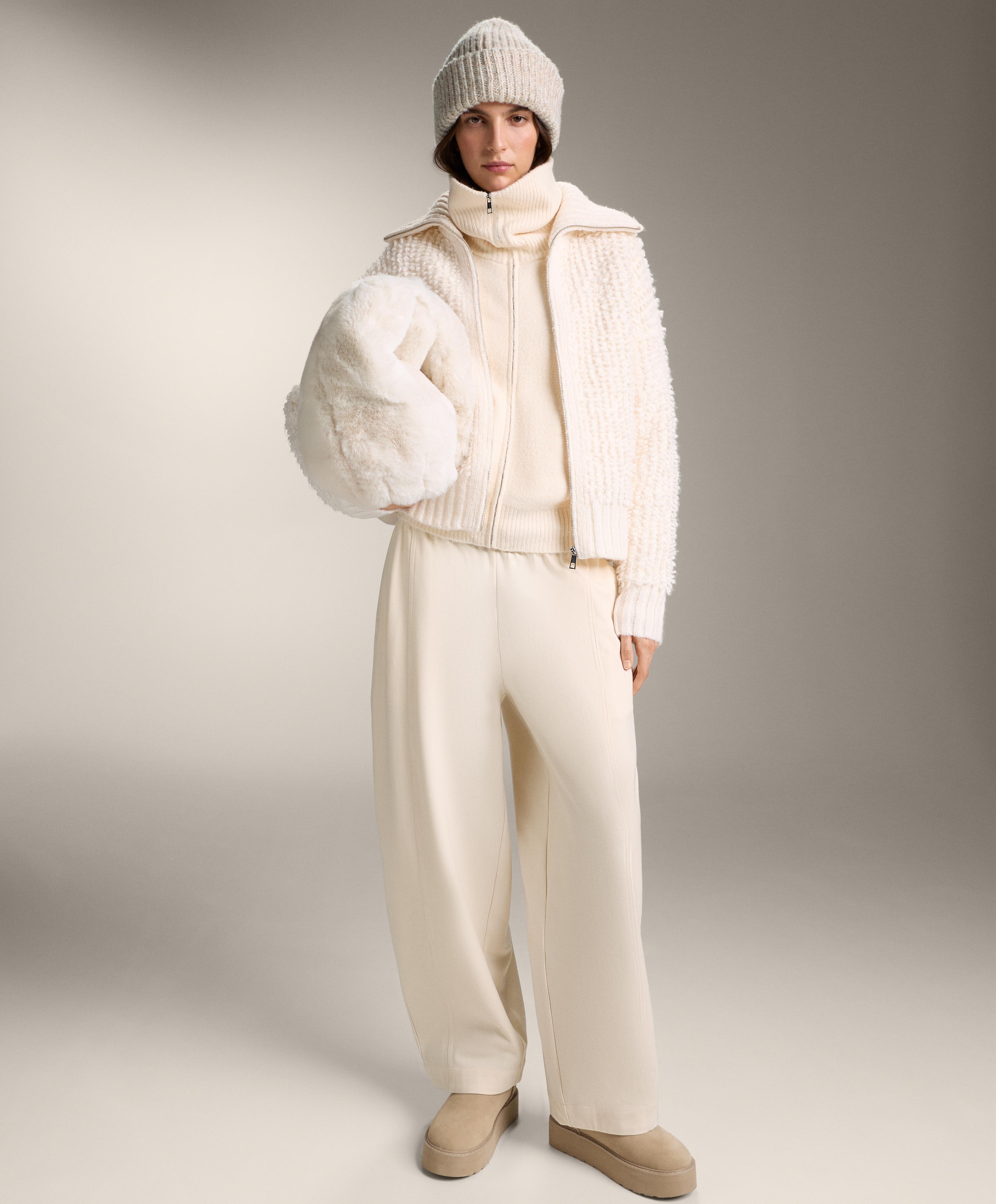 Veste en maille texturée Veste en maille texturée